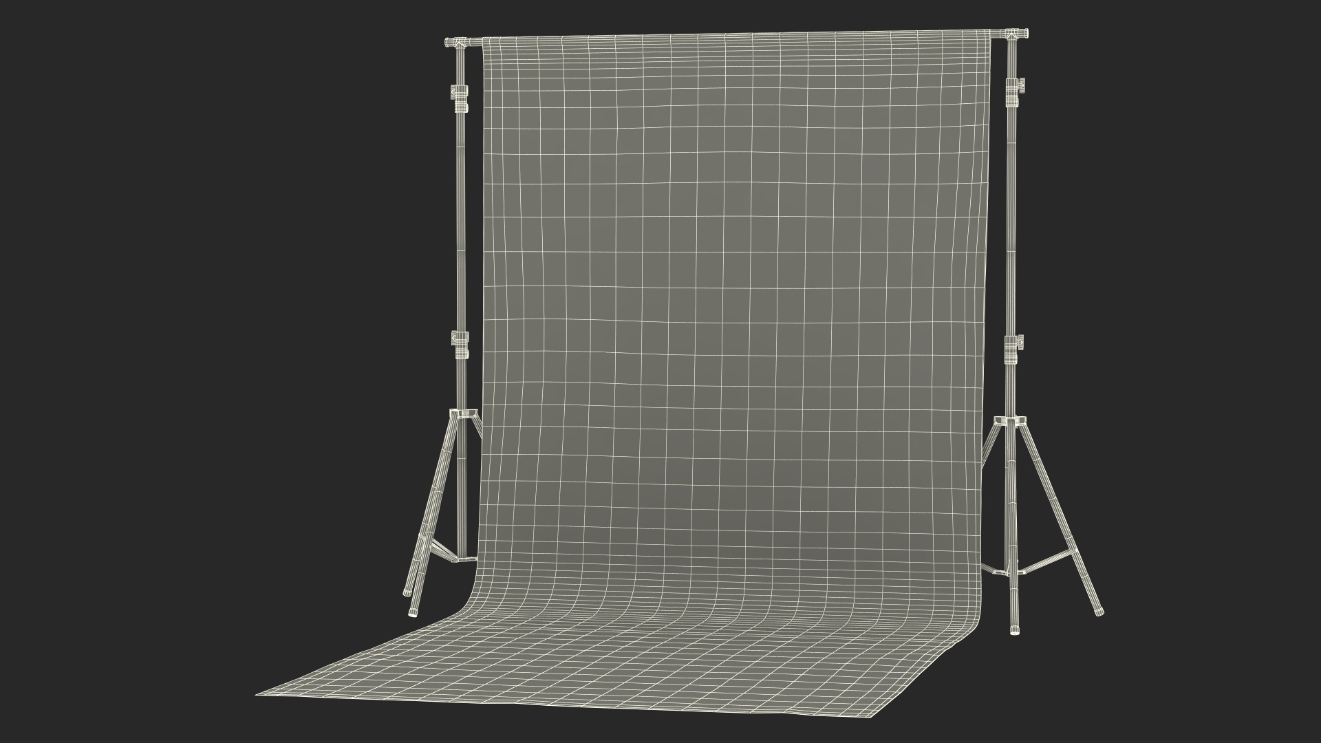 3D Adjustable Photography Fabric Background Support model