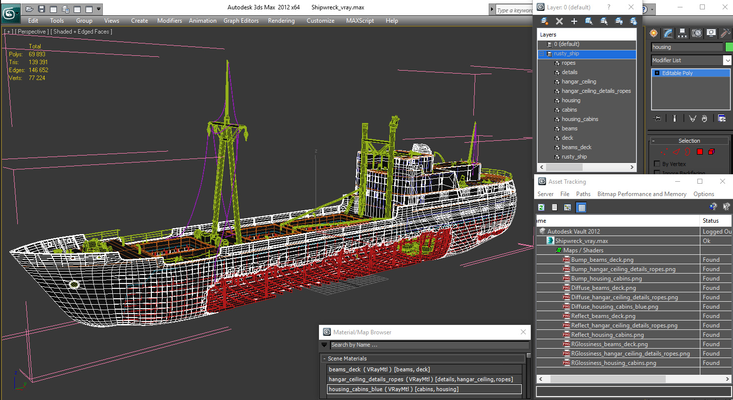 Shipwreck 3D model