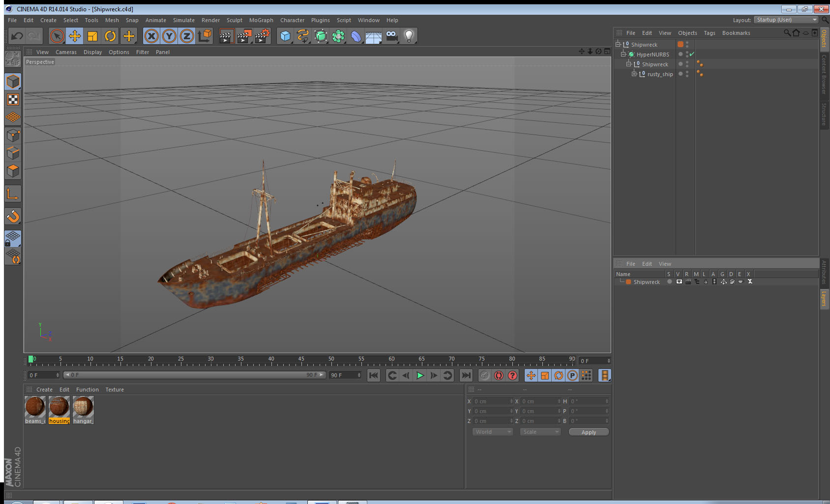 Shipwreck 3D model