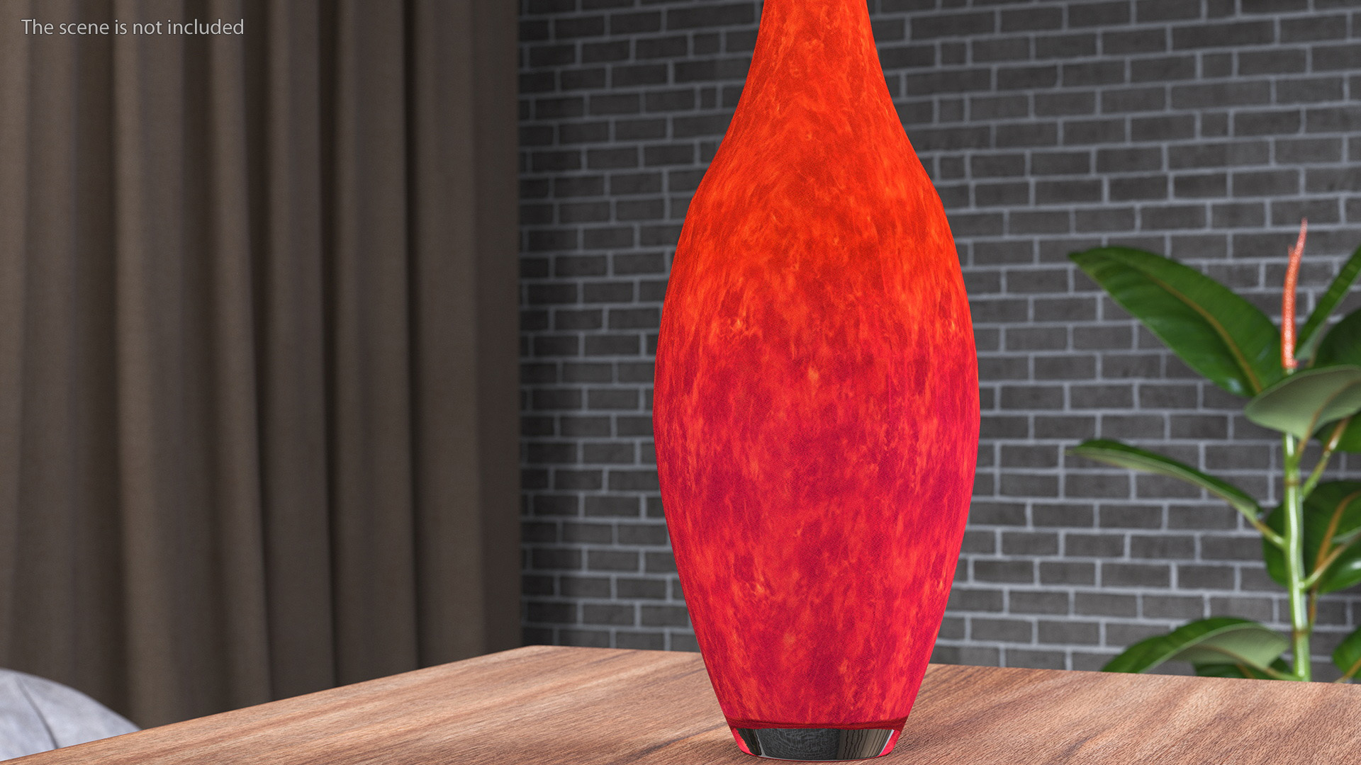 3D model Glass Vase with Pink Phalaenopsis Orchid