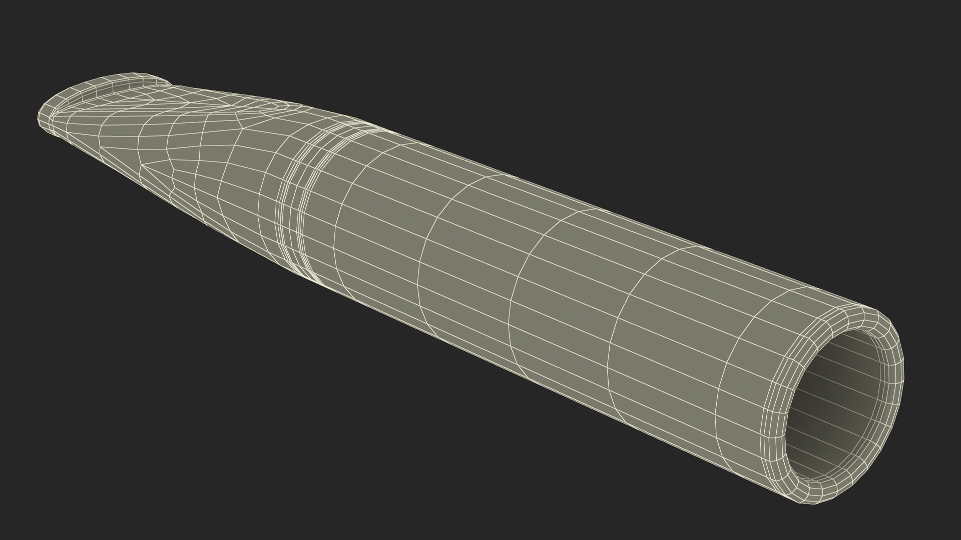 Vintage Cigarette Holders Set Dark 3D model