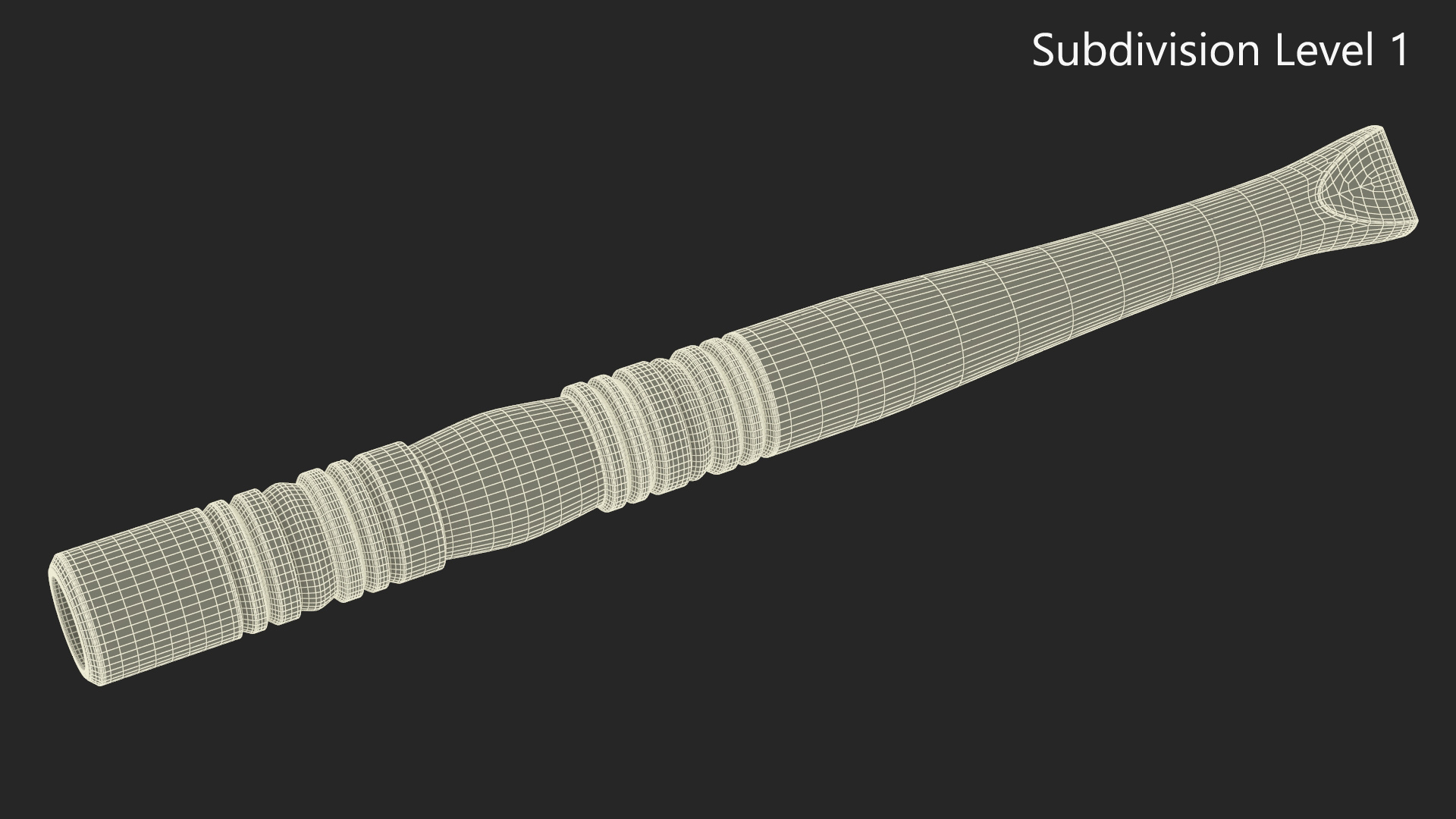 Vintage Cigarette Holders Set Dark 3D model