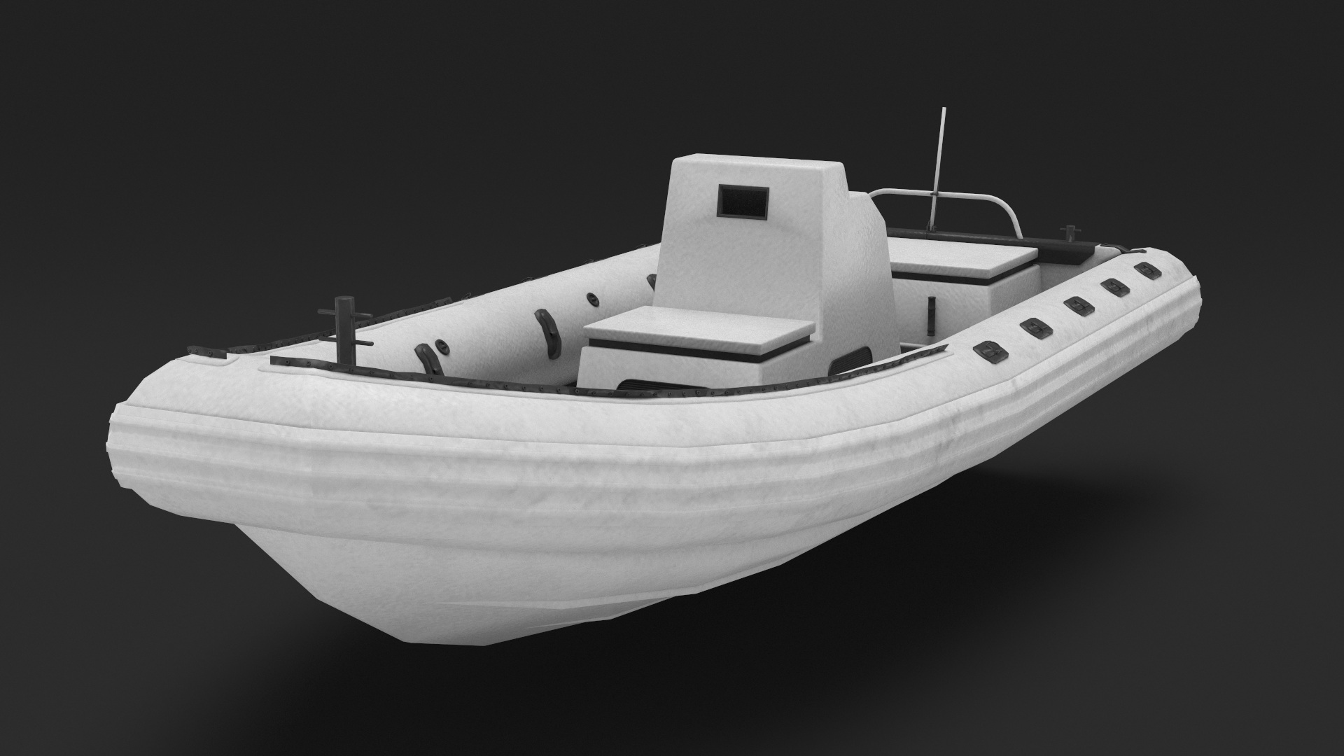 3D Simplified Inflatable Boat