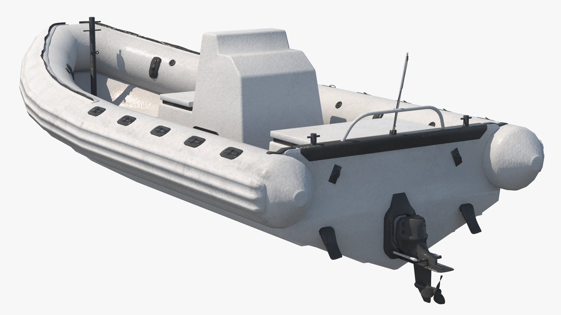 3D Simplified Inflatable Boat