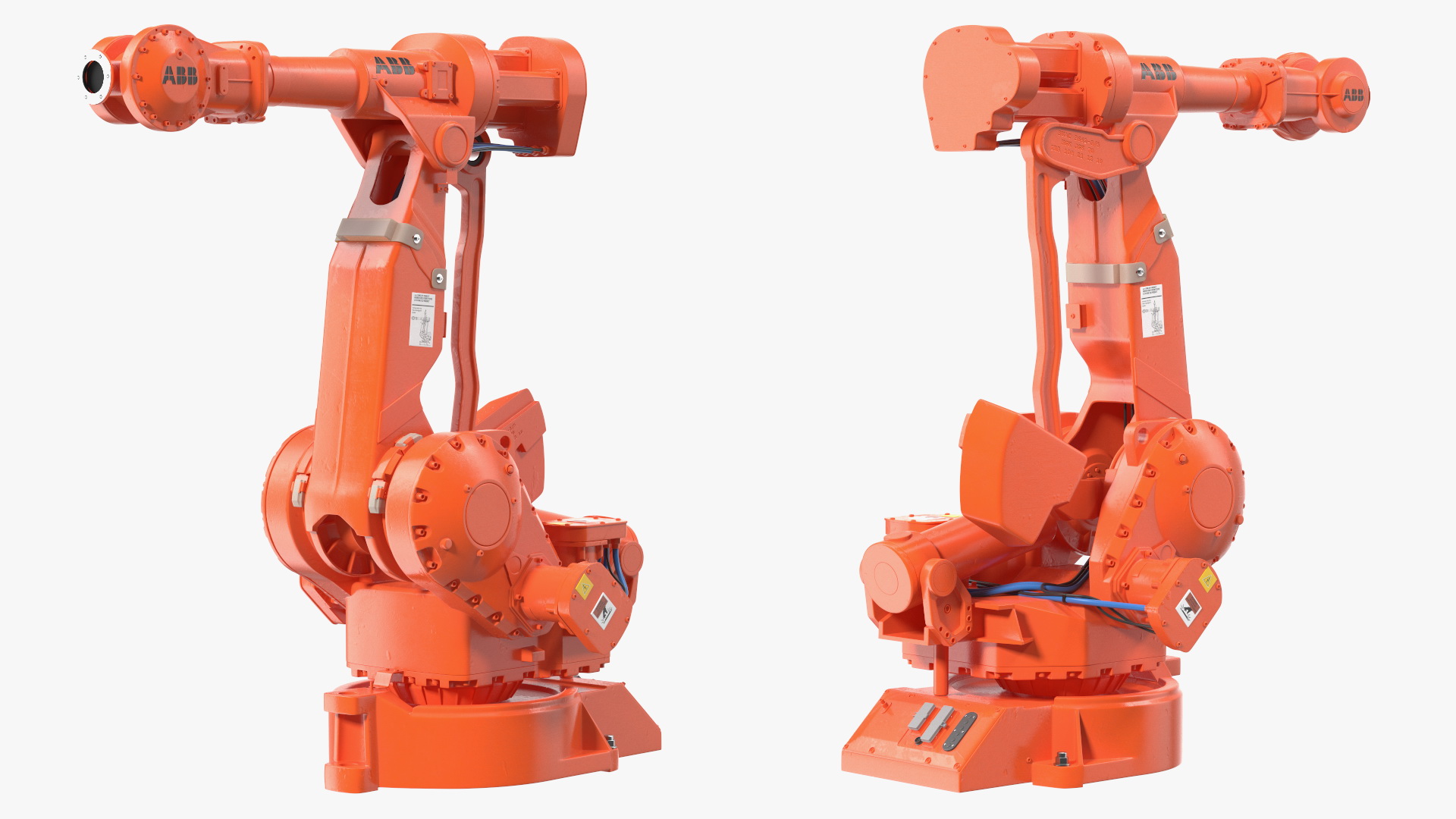 3D ABB IRB 4400 Industrial Robot Rigged