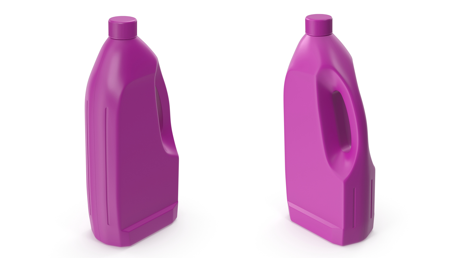 3D Bottle with Household Chemicals Pink