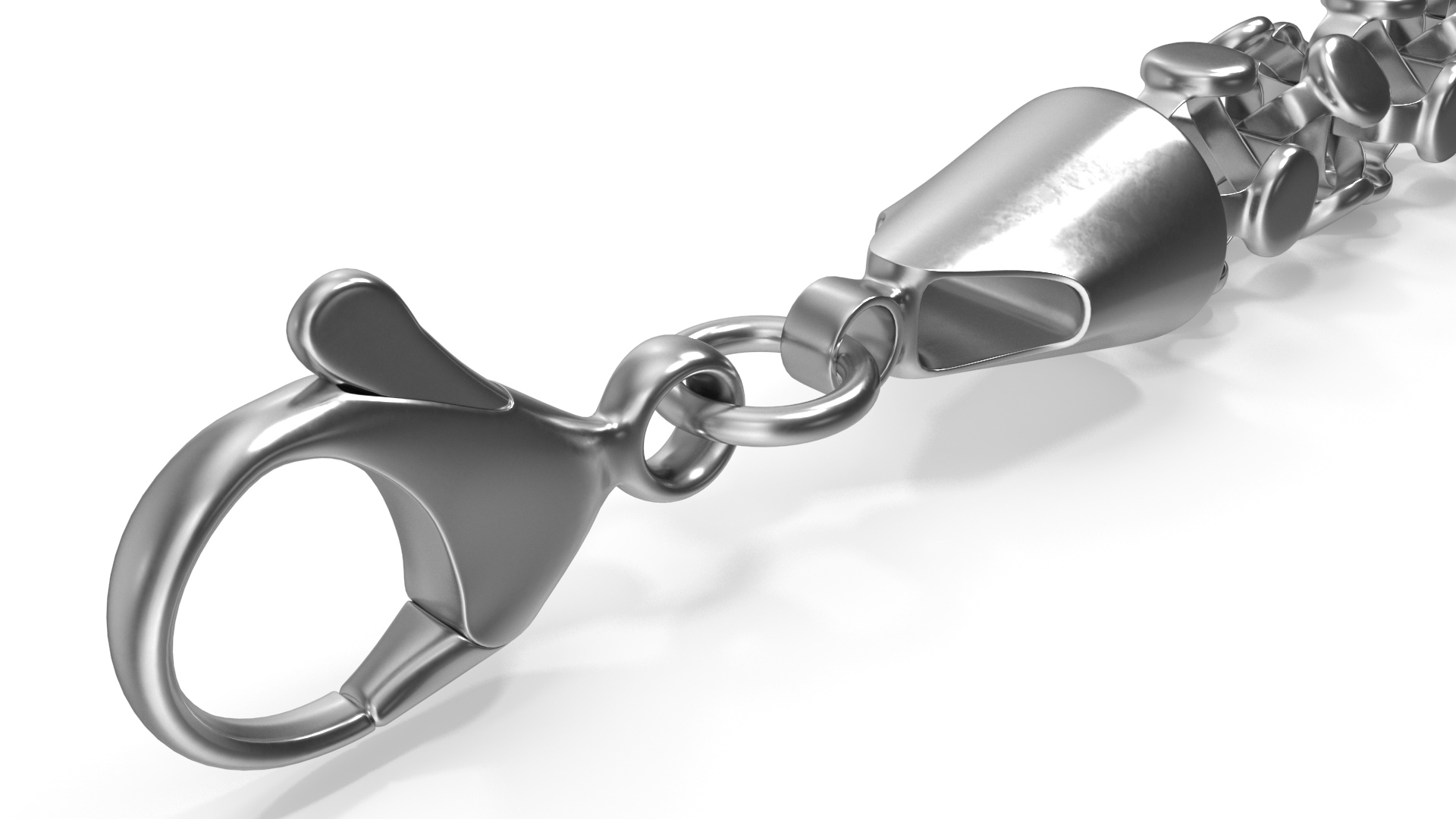 3D model Popcorn Chain Silver