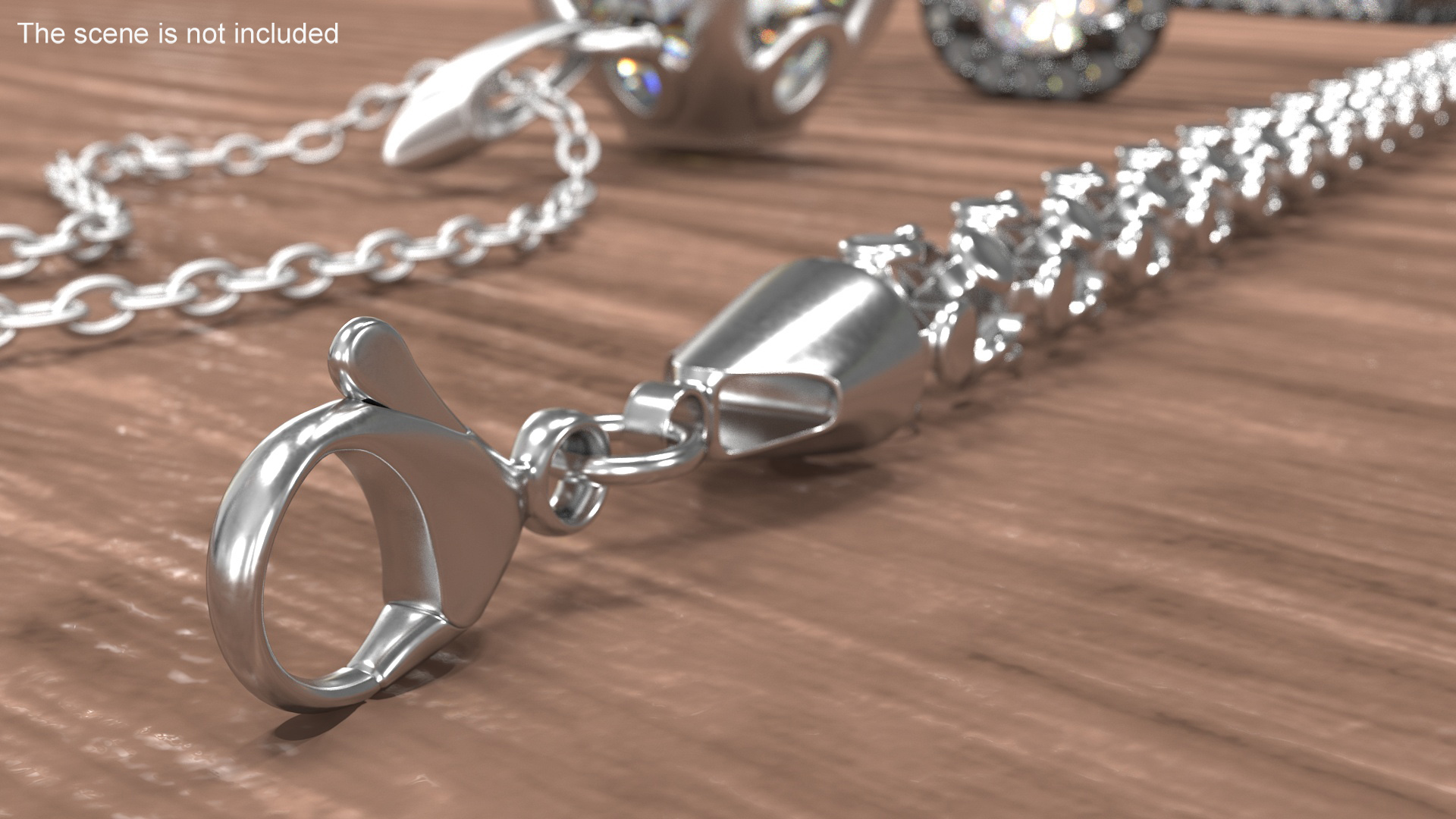 3D model Popcorn Chain Silver