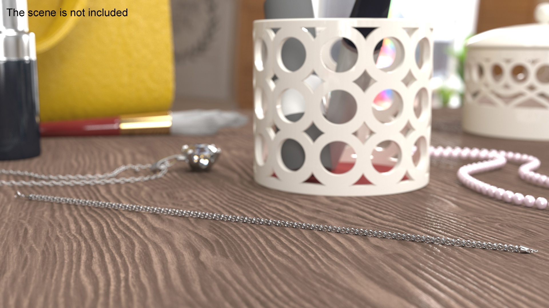 3D model Popcorn Chain Silver