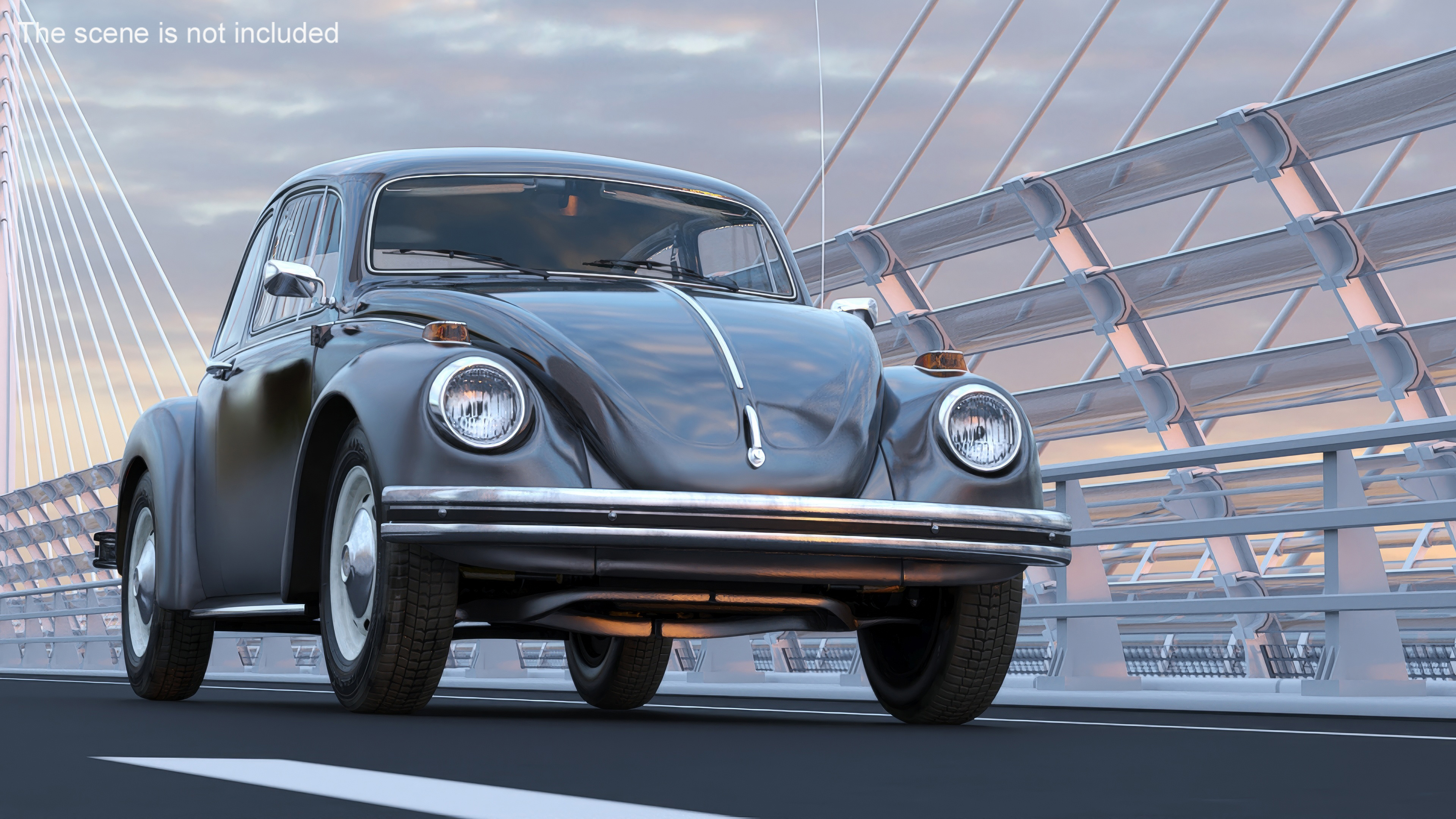 3D model Vintage Volkswagen Beetle