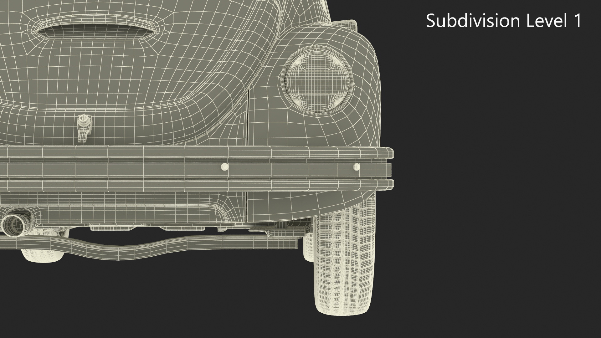 3D model Vintage Volkswagen Beetle