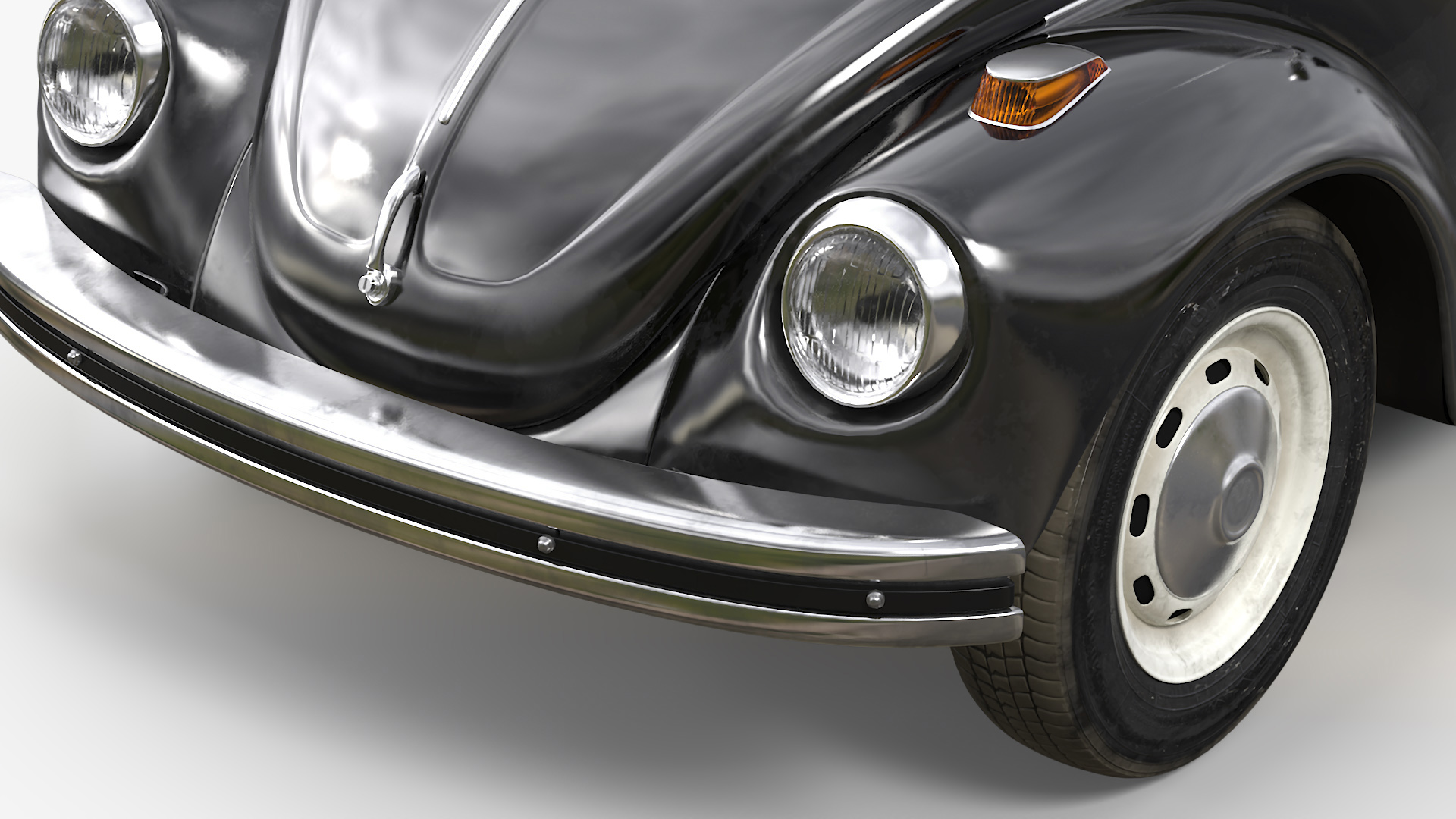 3D model Vintage Volkswagen Beetle