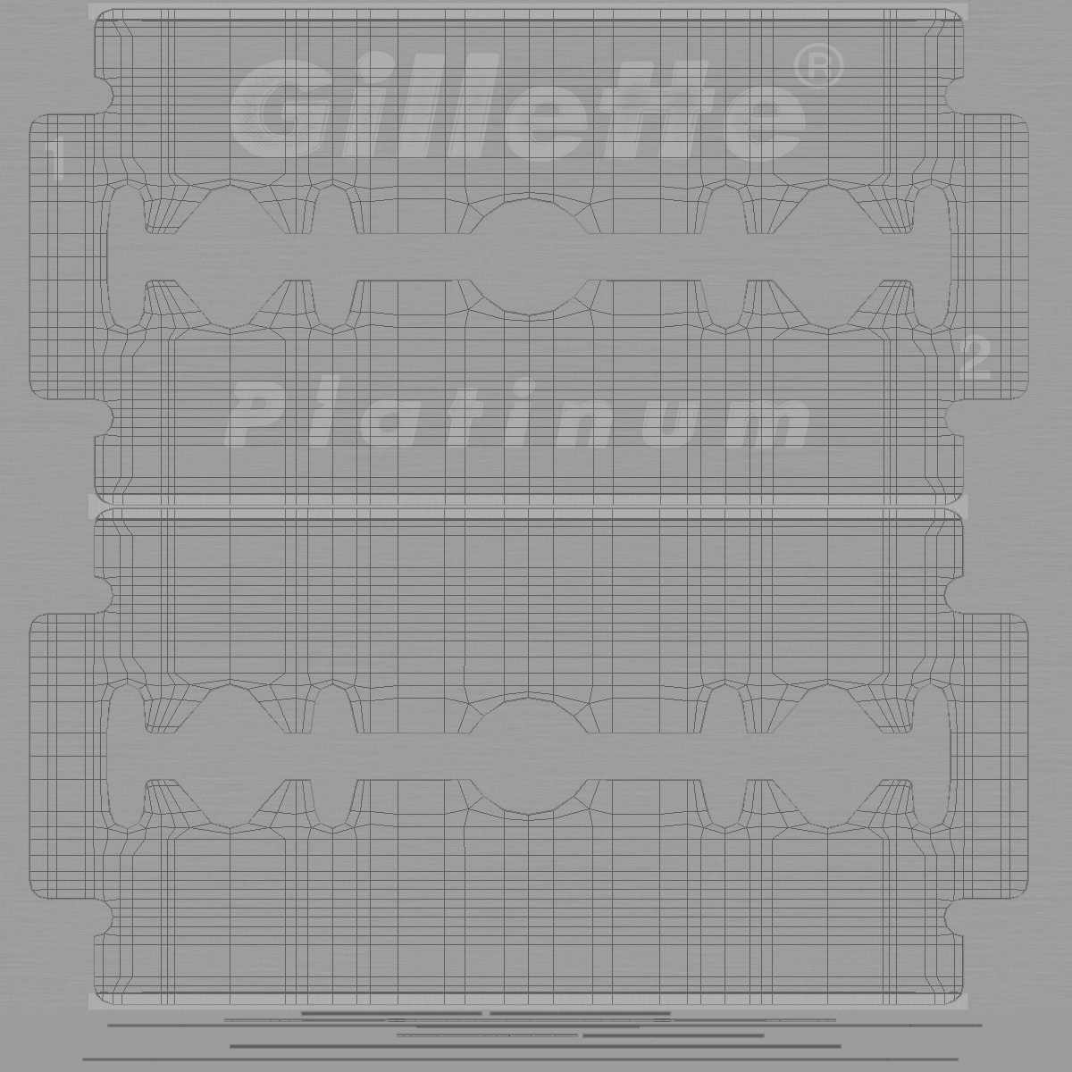 3D model Razor Blade Gillette