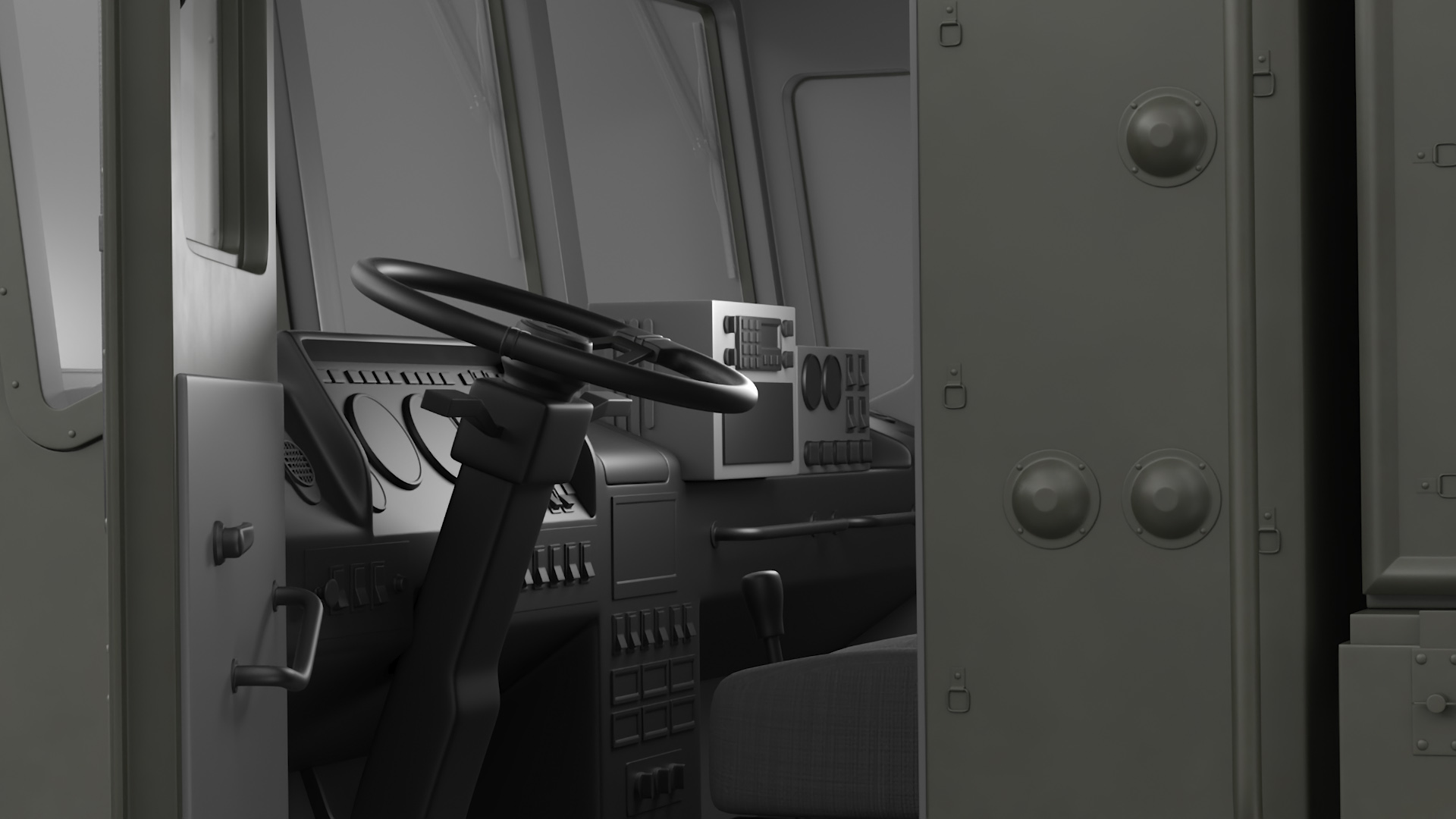 Missile System Iskander SS-26 Stone in Ready 3D model