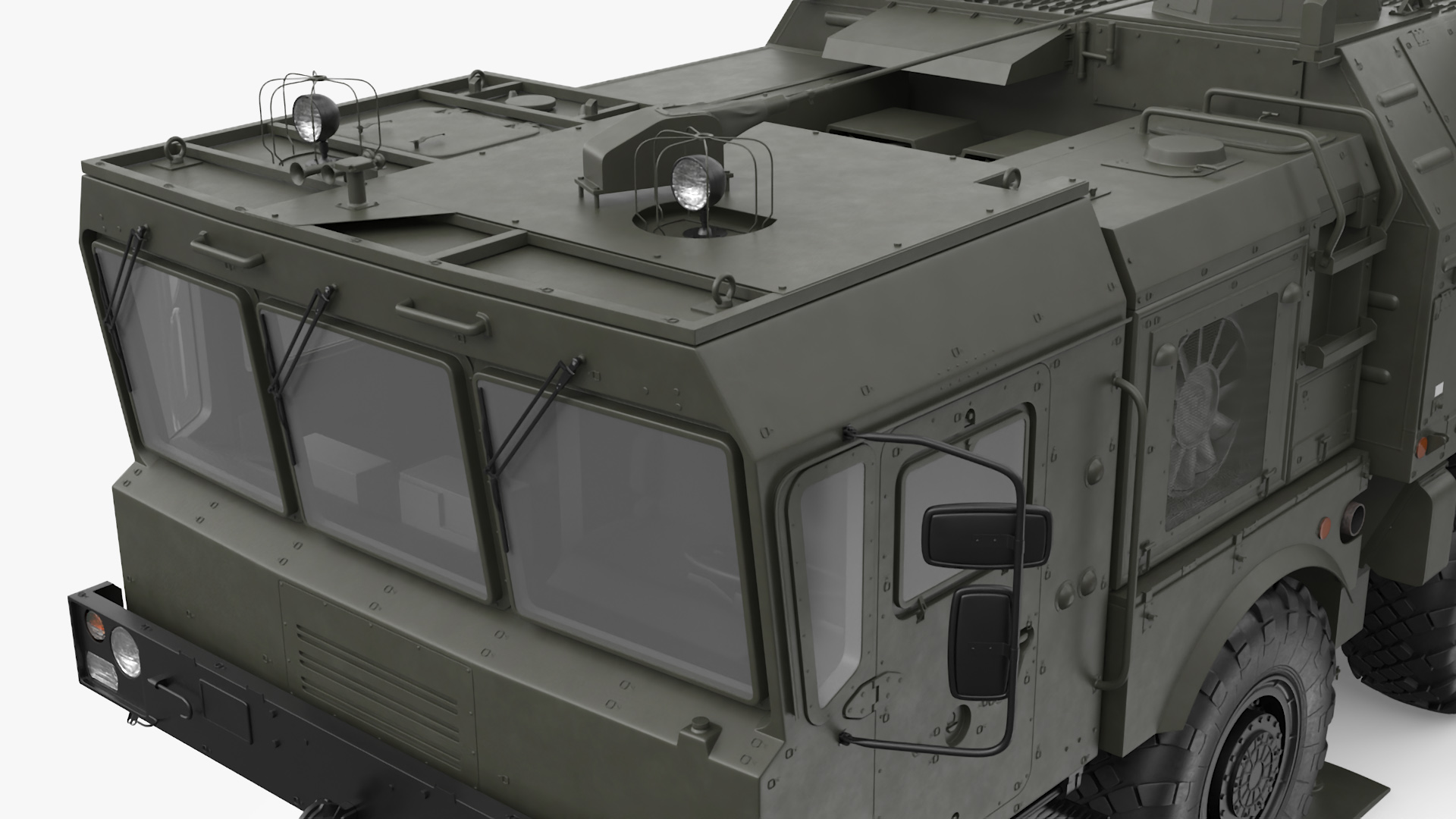 Missile System Iskander SS-26 Stone in Ready 3D model