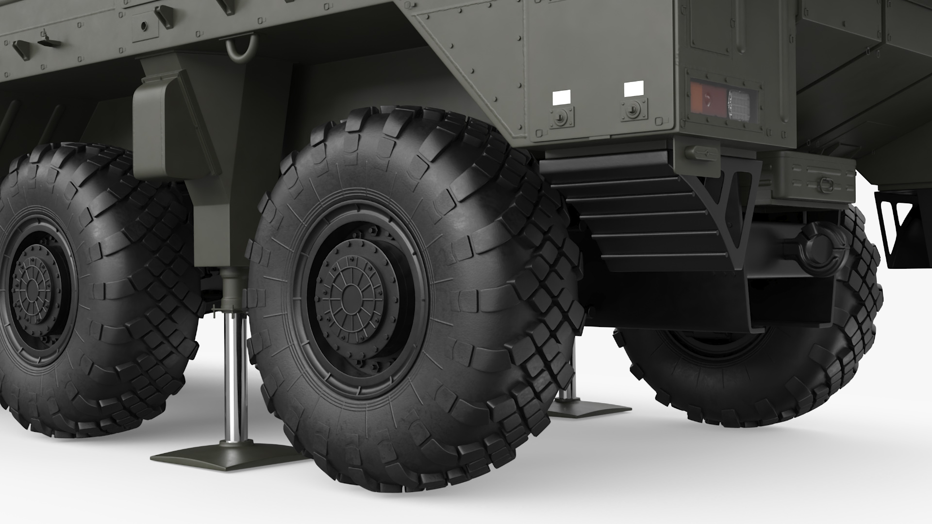 Missile System Iskander SS-26 Stone in Ready 3D model
