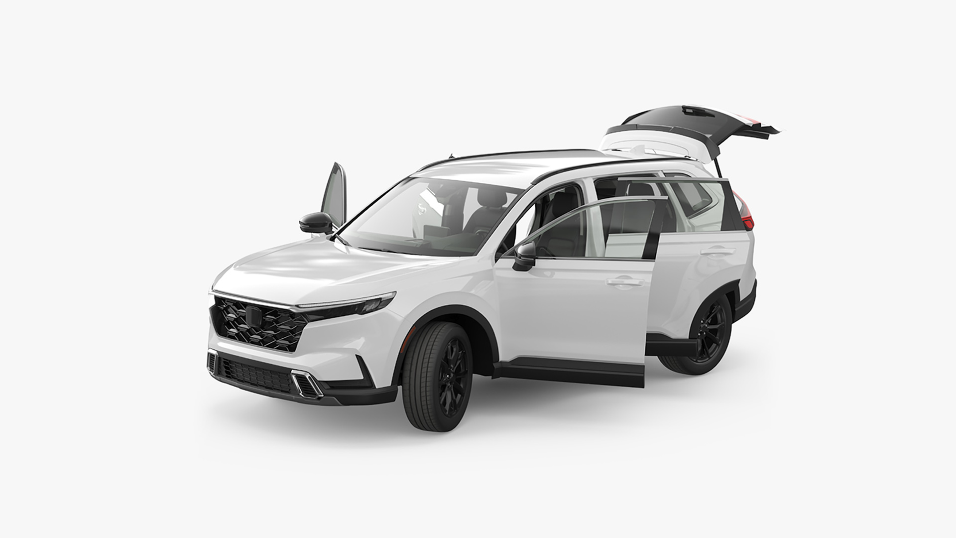 3D Crossover 2025 White Rigged for Cinema 4D