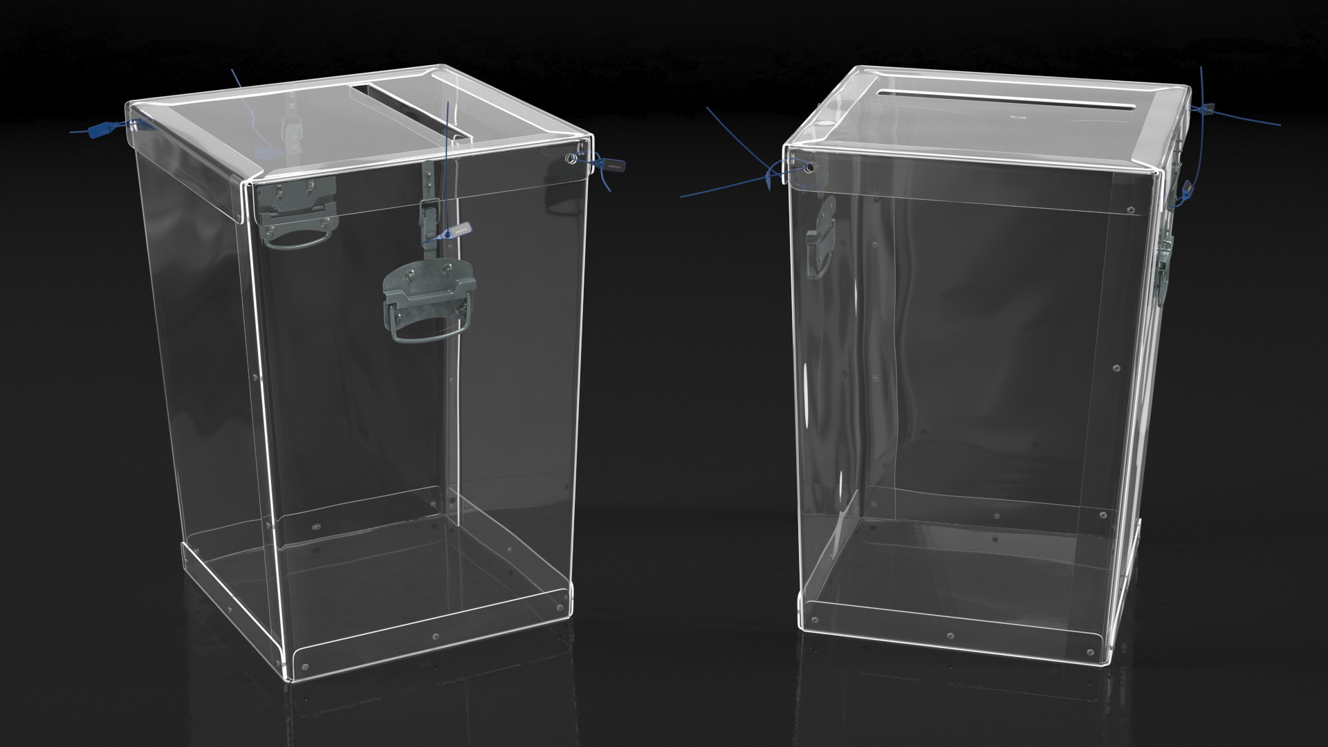 Transparent Ballot Box 3D