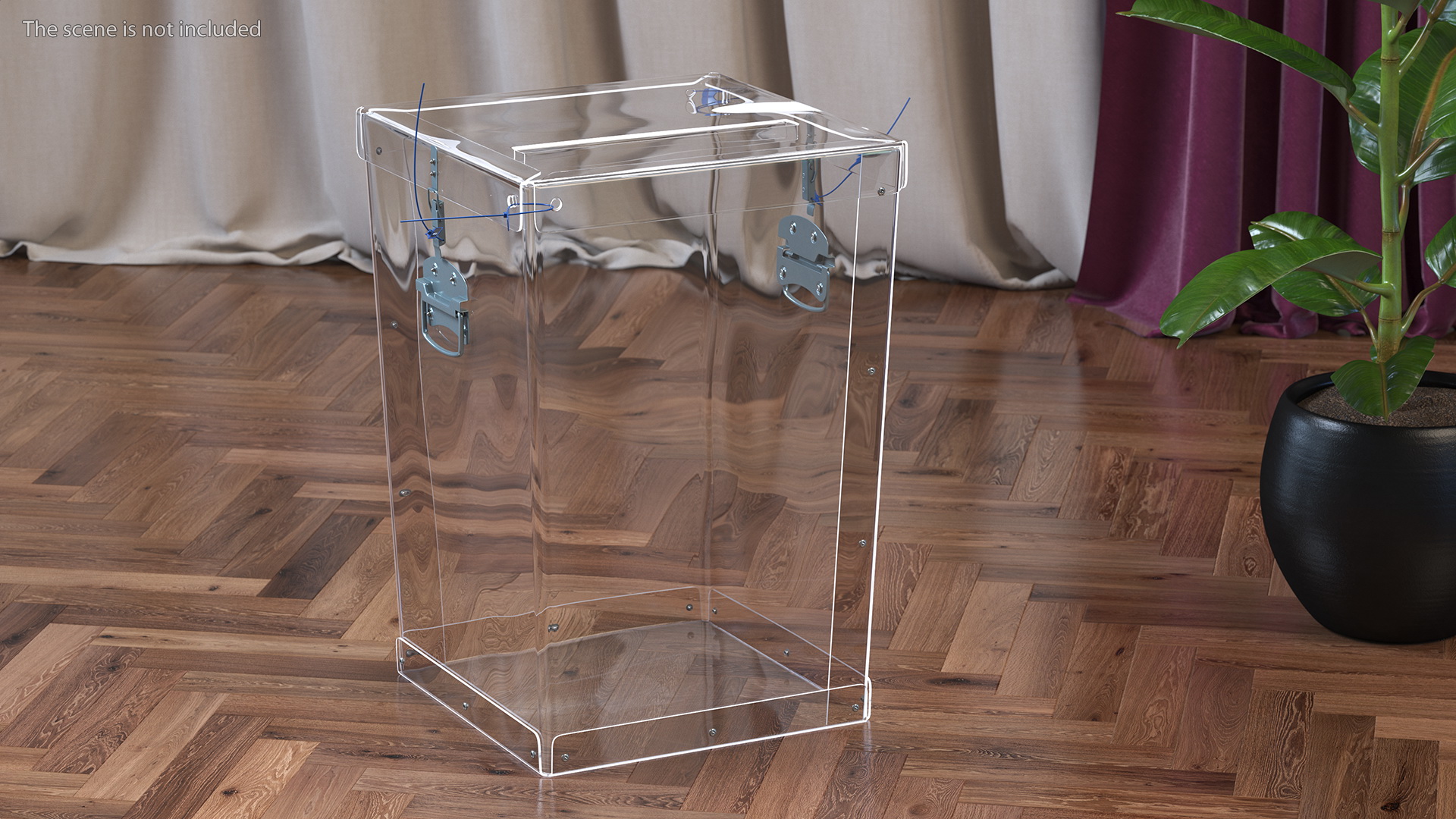Transparent Ballot Box 3D