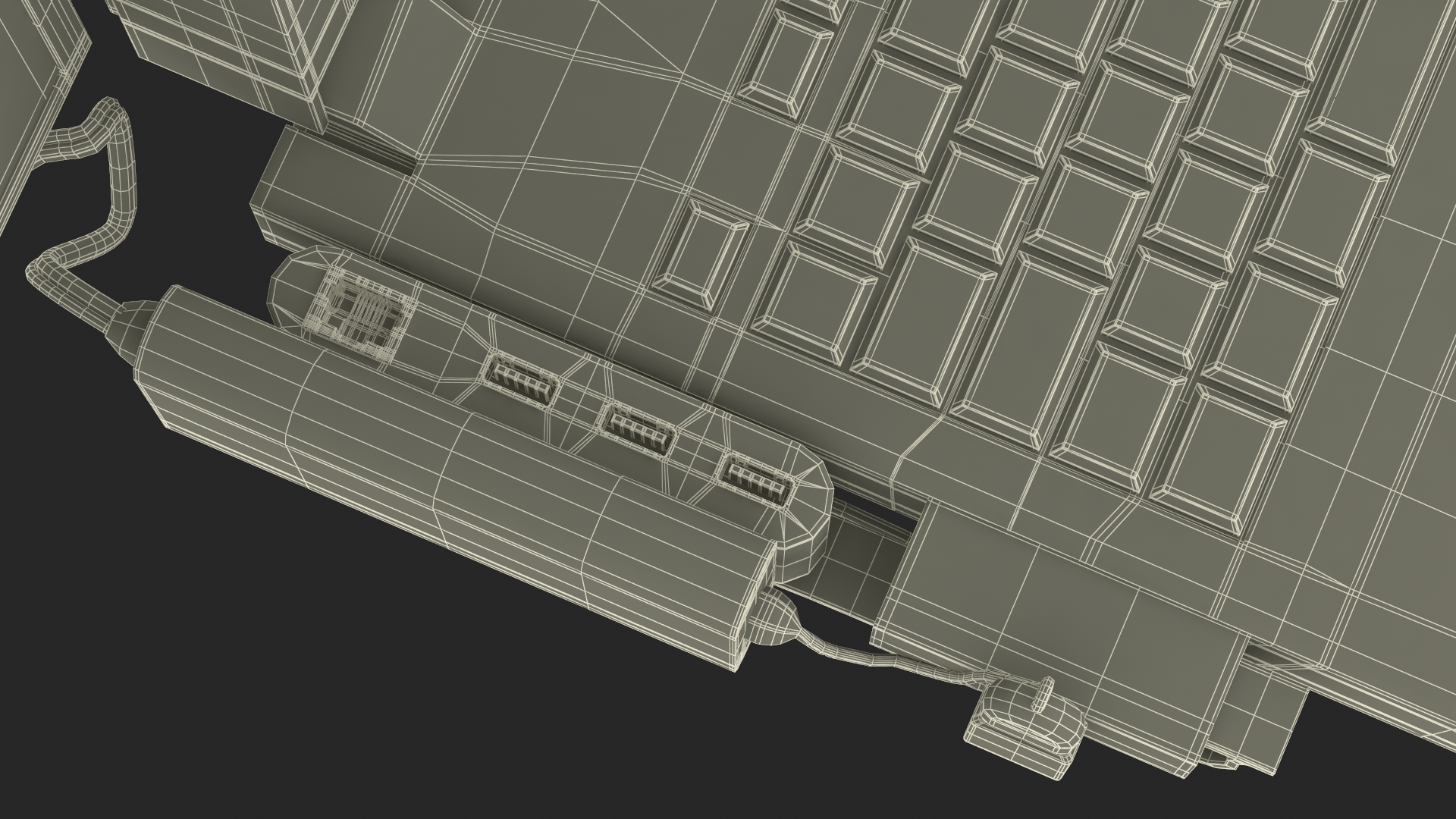 Professional Laptop with Miner Software 3D model