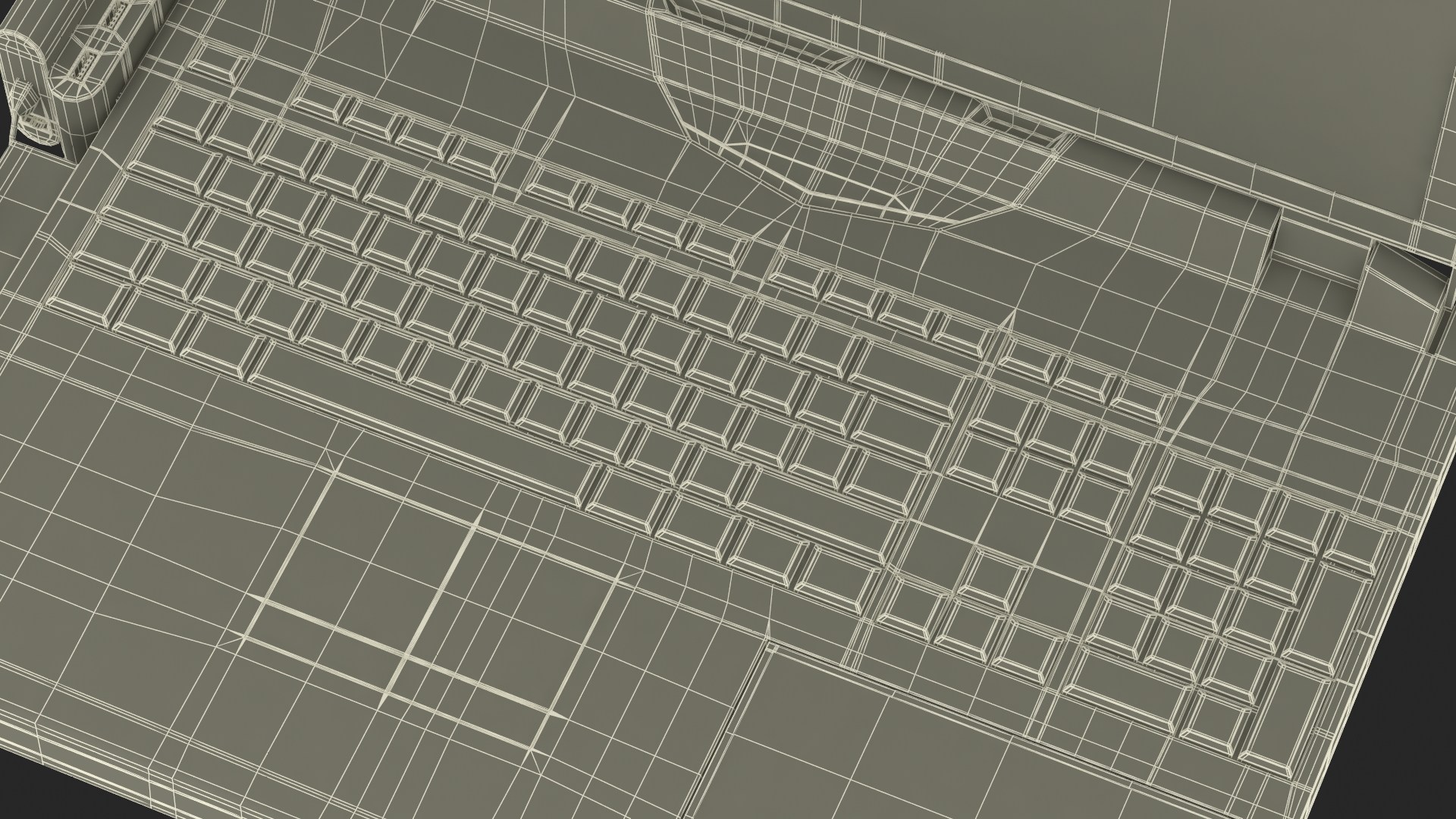 Professional Laptop with Miner Software 3D model