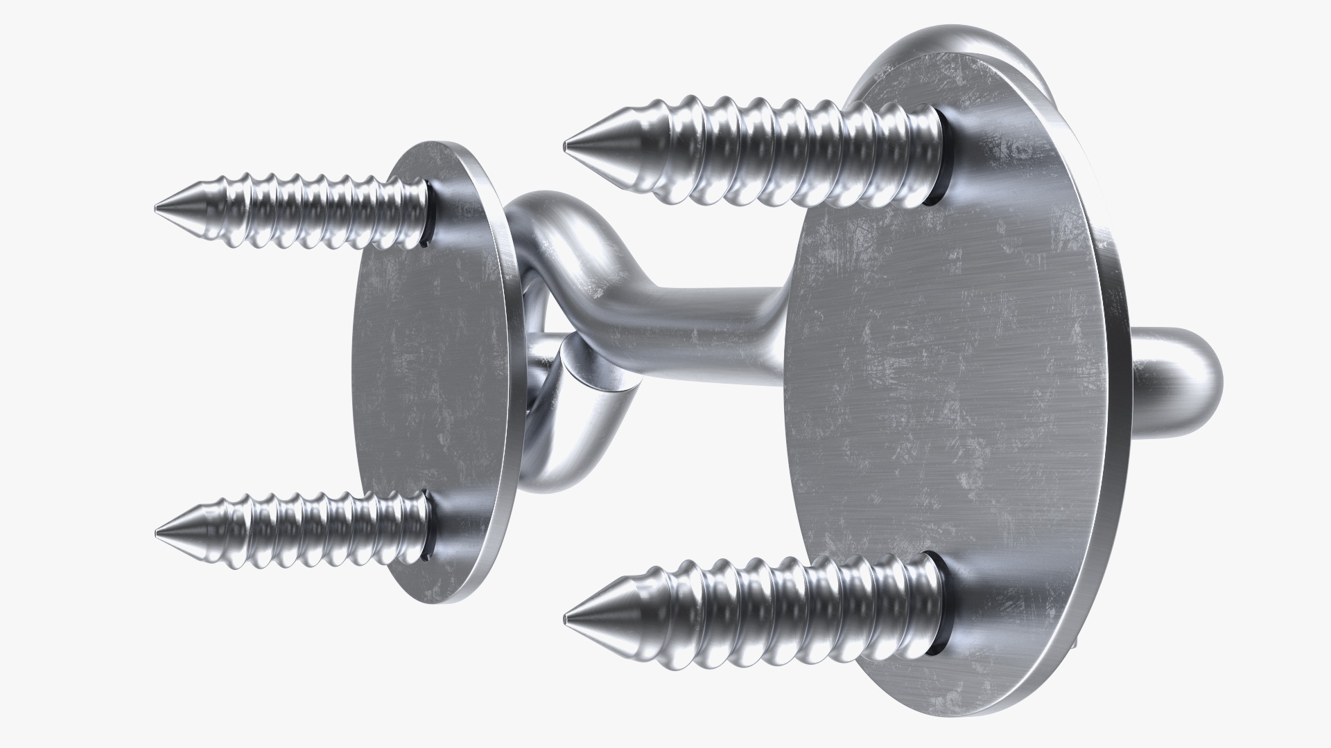 Hook and Eye Latch for Barn Door 3D
