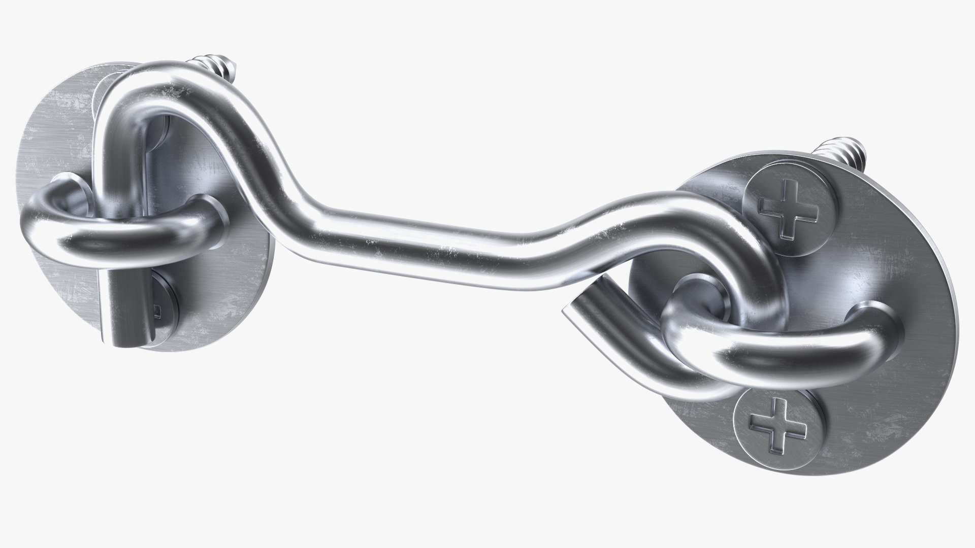 Hook and Eye Latch for Barn Door 3D
