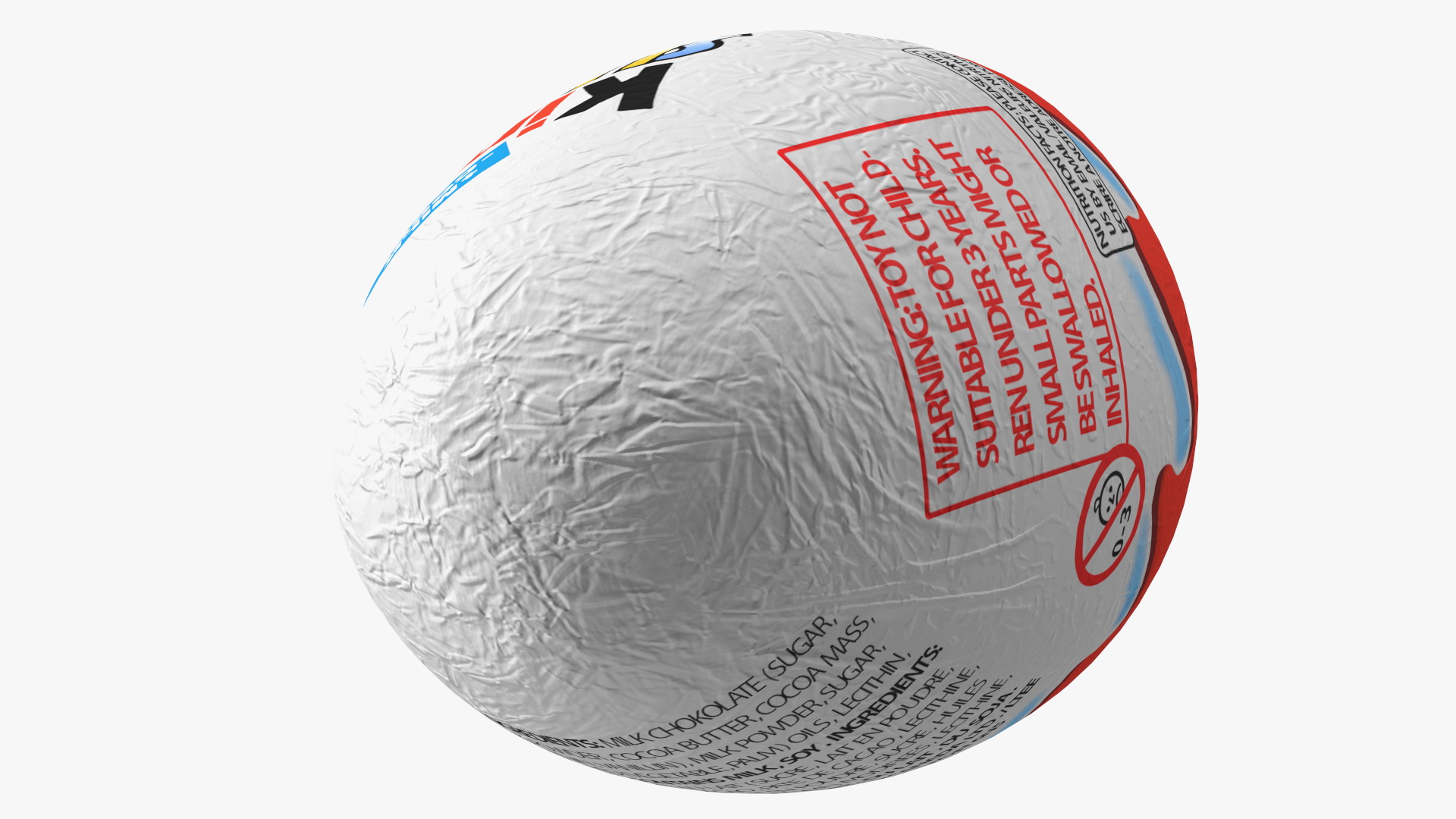Kinder Surprise Chocolate Egg 3D model