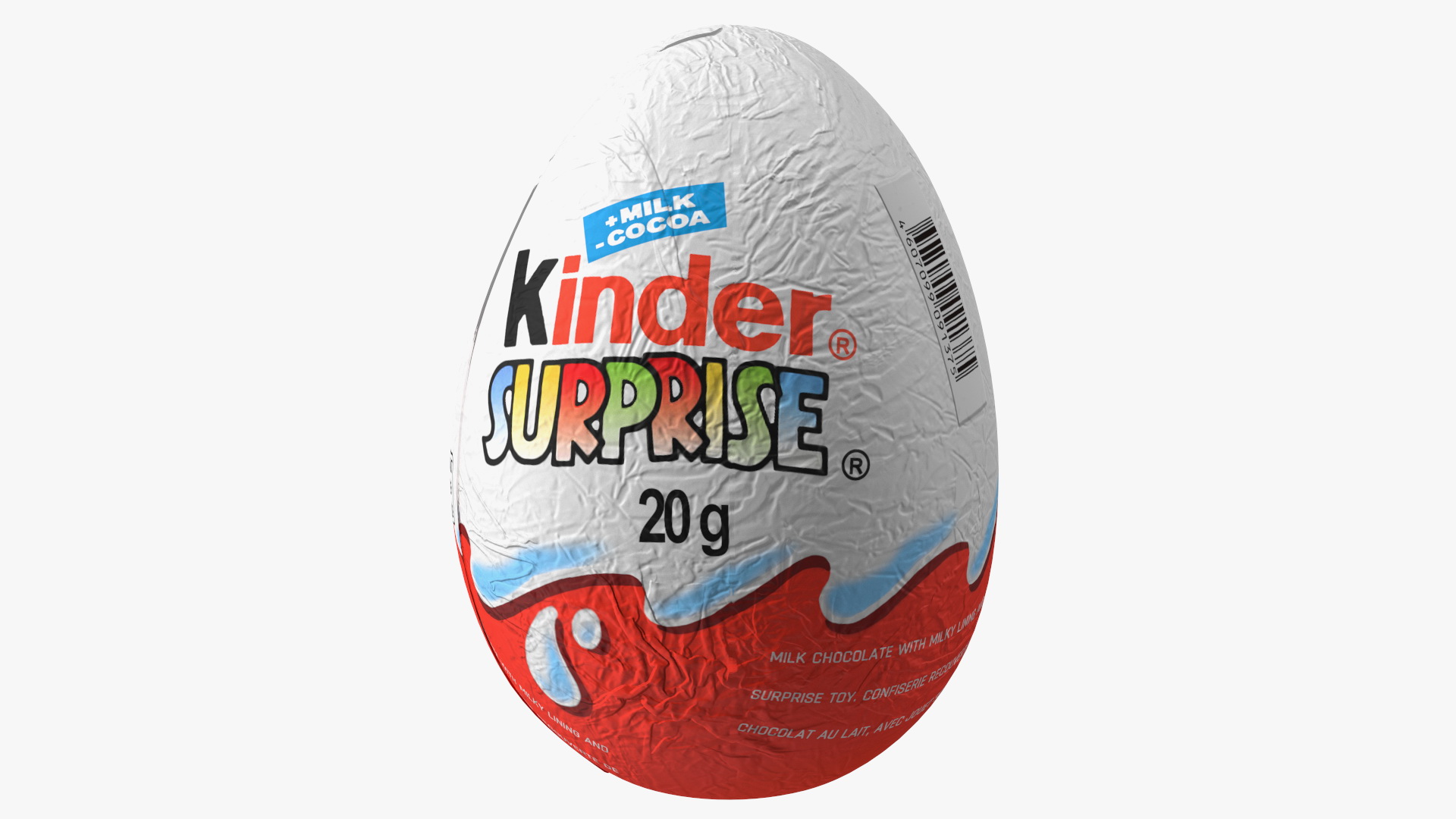 Kinder Surprise Chocolate Egg 3D model