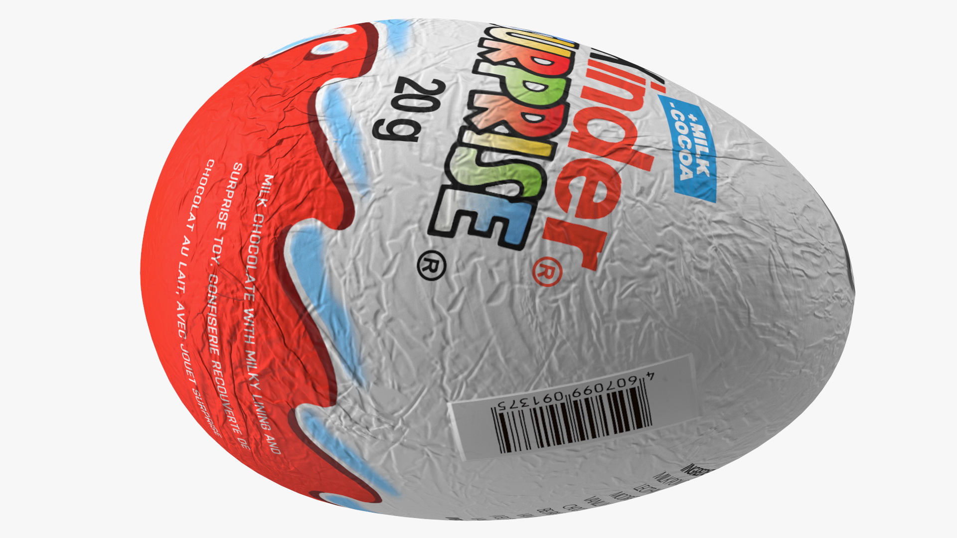 Kinder Surprise Chocolate Egg 3D model