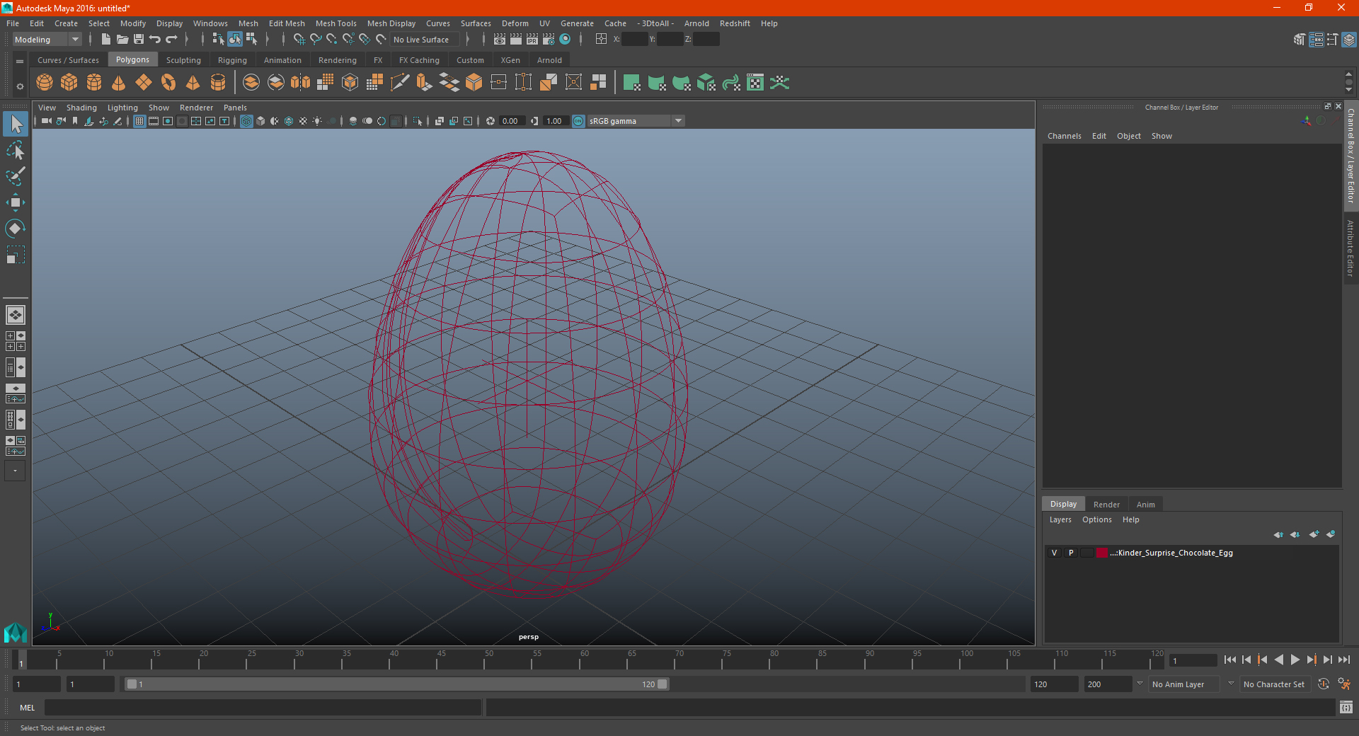 Kinder Surprise Chocolate Egg 3D model