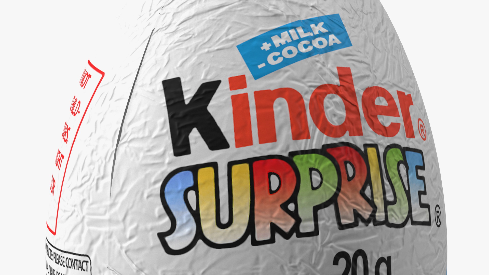 Kinder Surprise Chocolate Egg 3D model