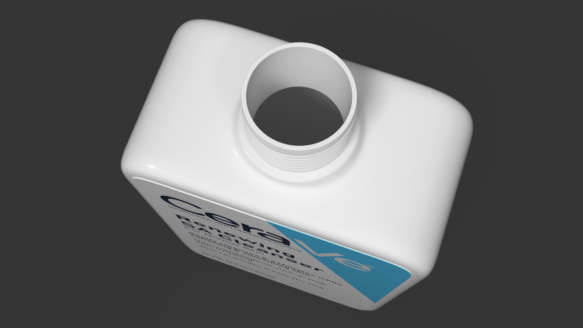 CeraVe Cleanser Dispenser Bottle 473 ml Blue 3D model