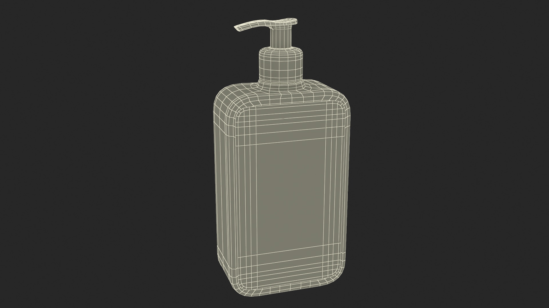 CeraVe Cleanser Dispenser Bottle 473 ml Blue 3D model