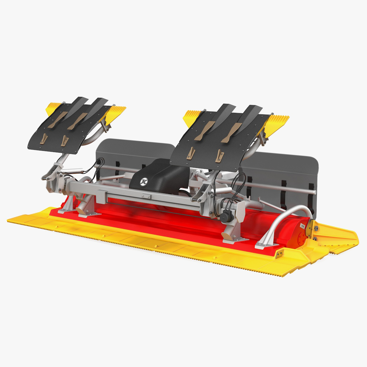 Trail Snow Groomer 3D Model, view 3