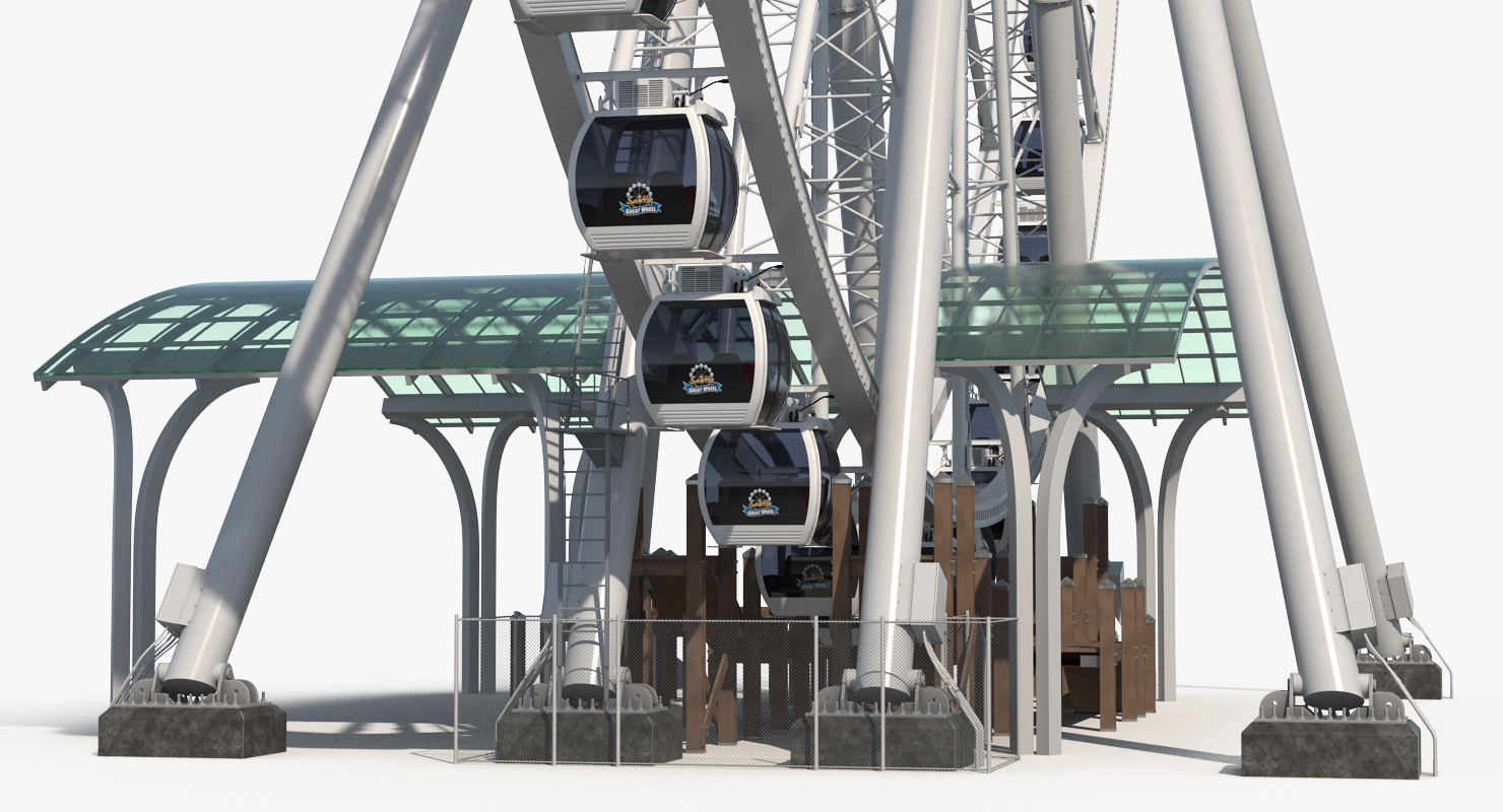 3D Seattle Great Ferris Wheel
