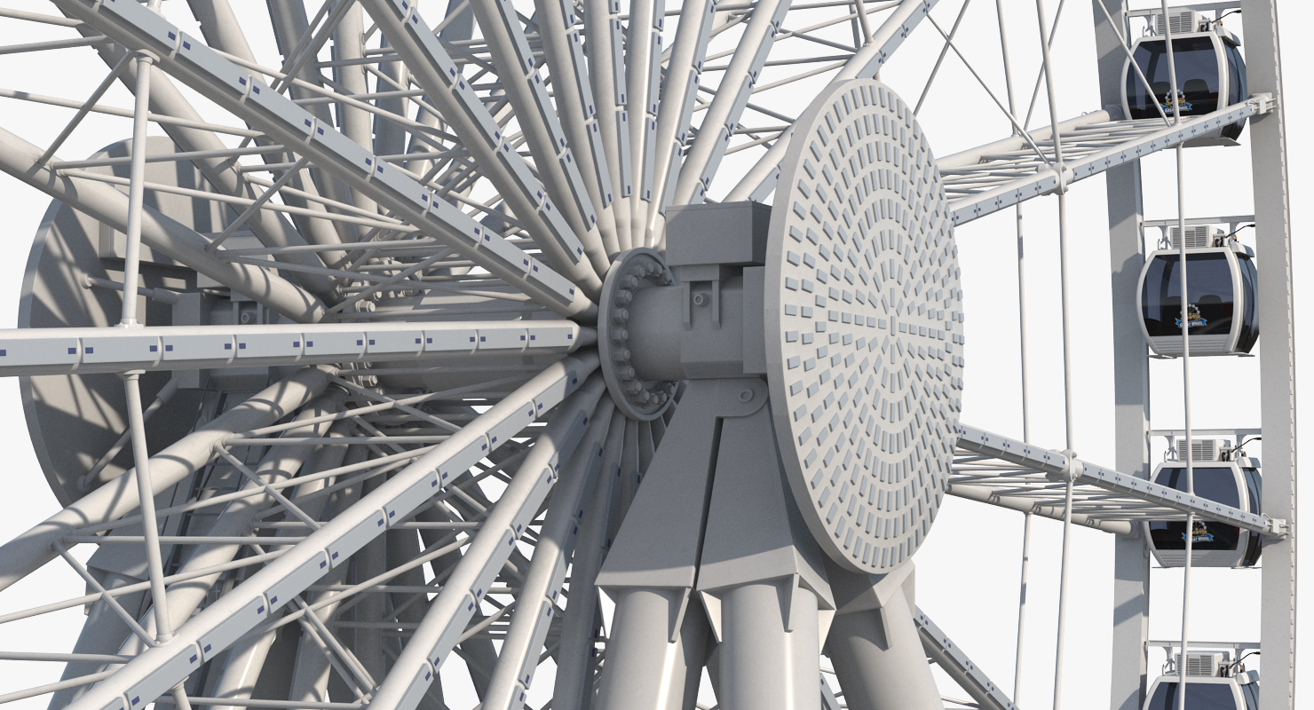 3D Seattle Great Ferris Wheel