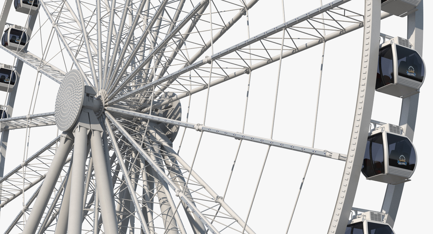 3D Seattle Great Ferris Wheel