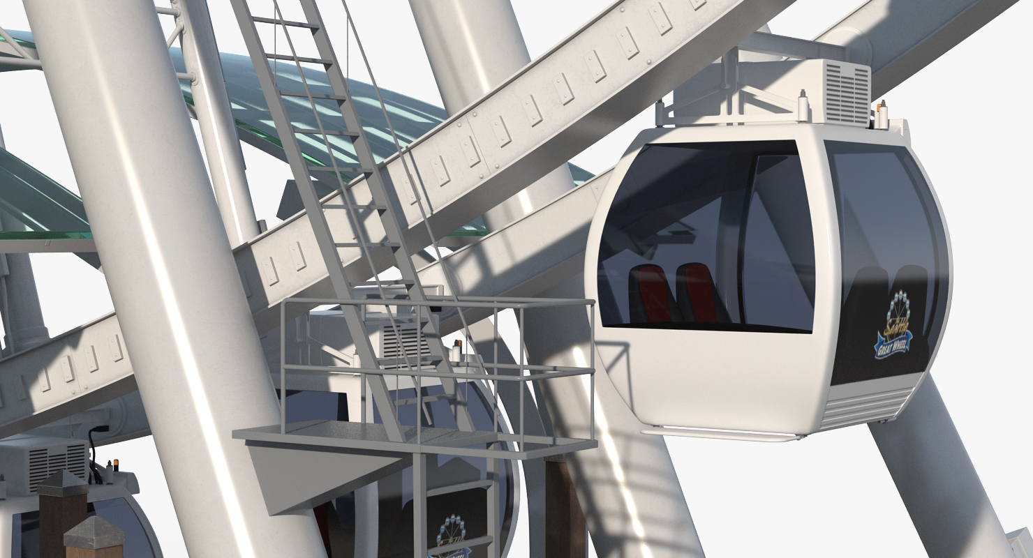 3D Seattle Great Ferris Wheel