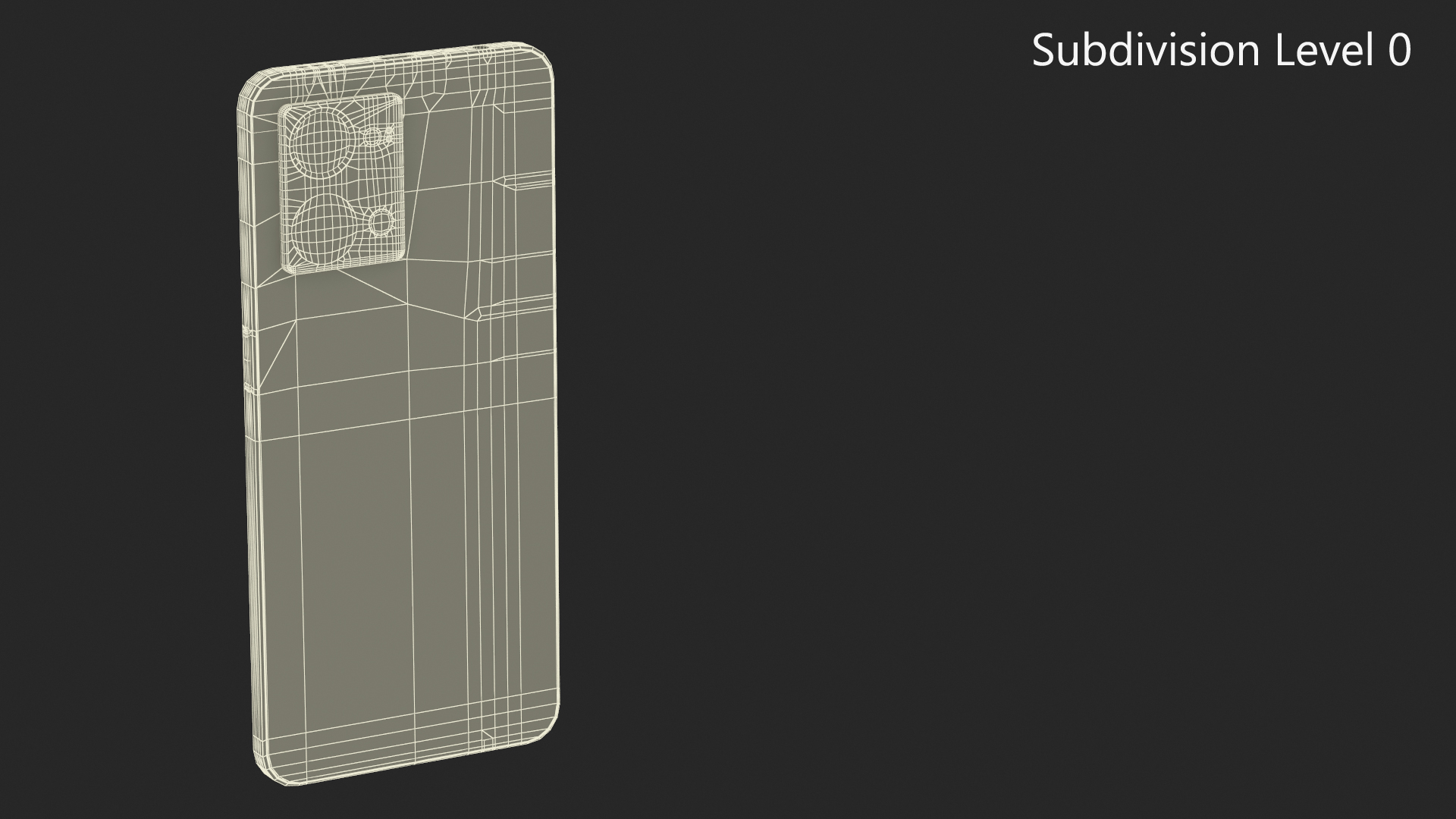 Mobile Phone with Android OS White 3D model