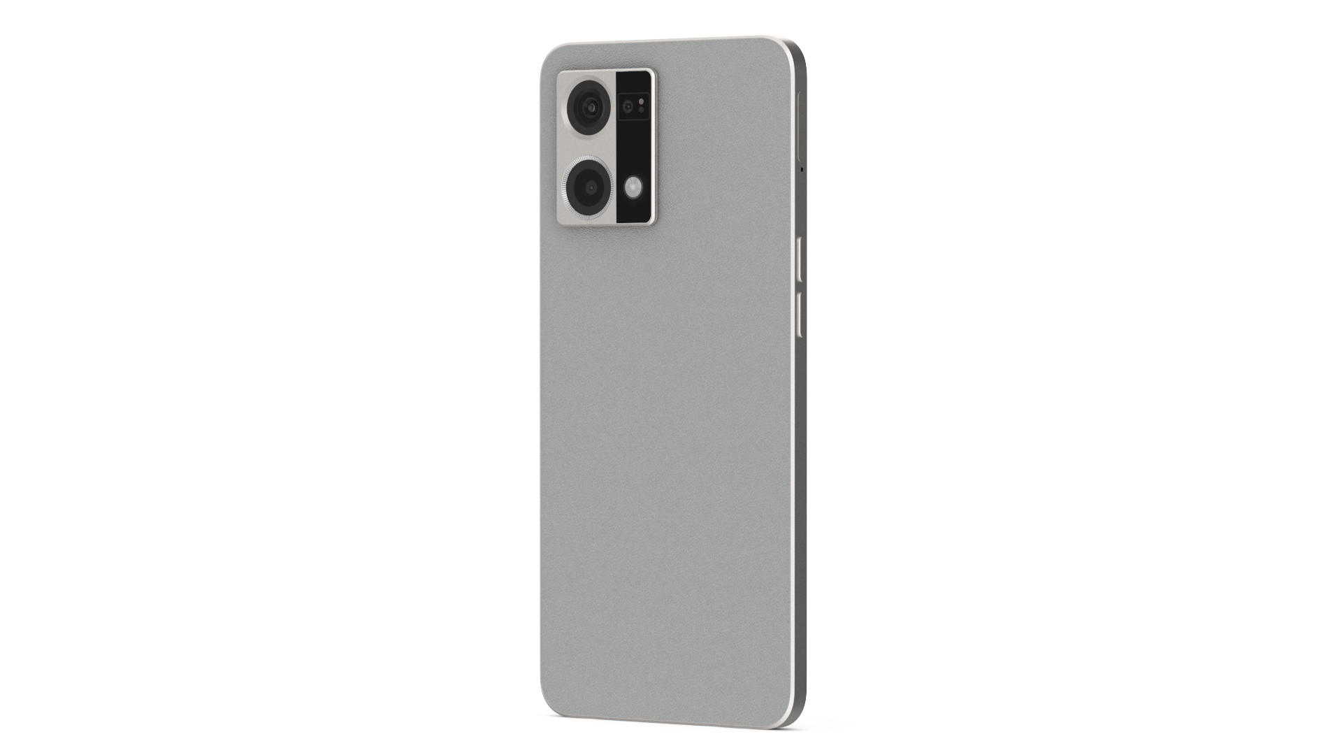 Mobile Phone with Android OS White 3D model