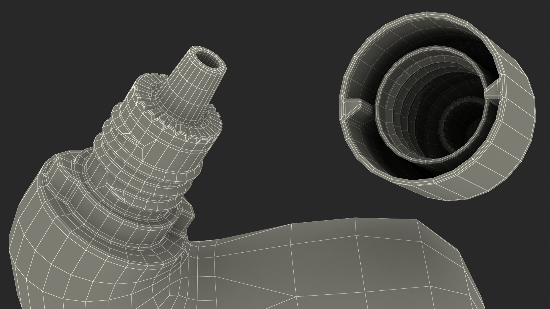 Toilet Duck Cleaner and Freshener Pine Fresh 3D model