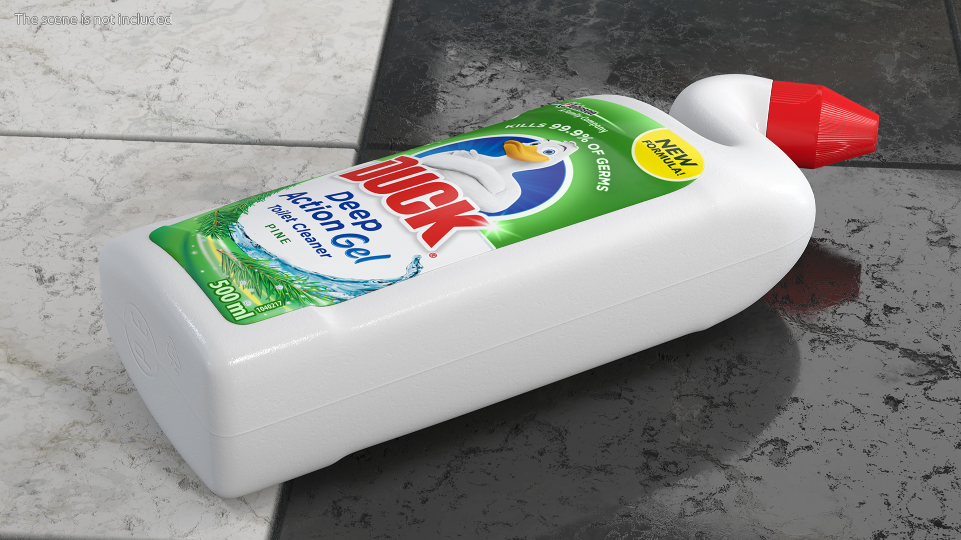 Toilet Duck Cleaner and Freshener Pine Fresh 3D model