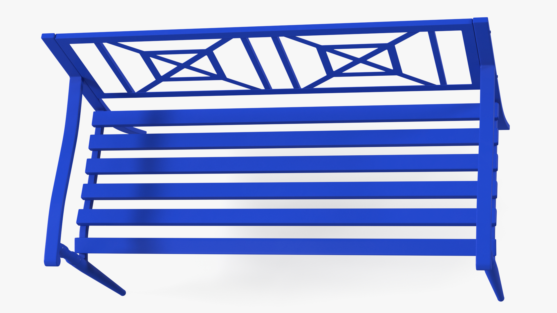3D model Park Bench Blue
