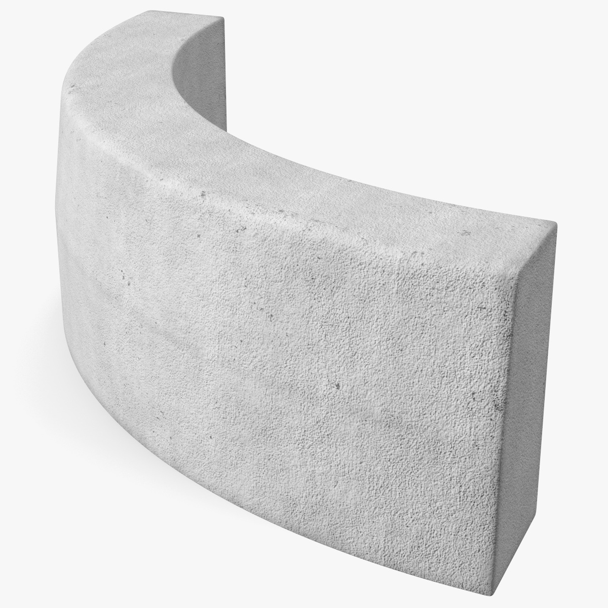 Concrete Curb Rounded, view 7
