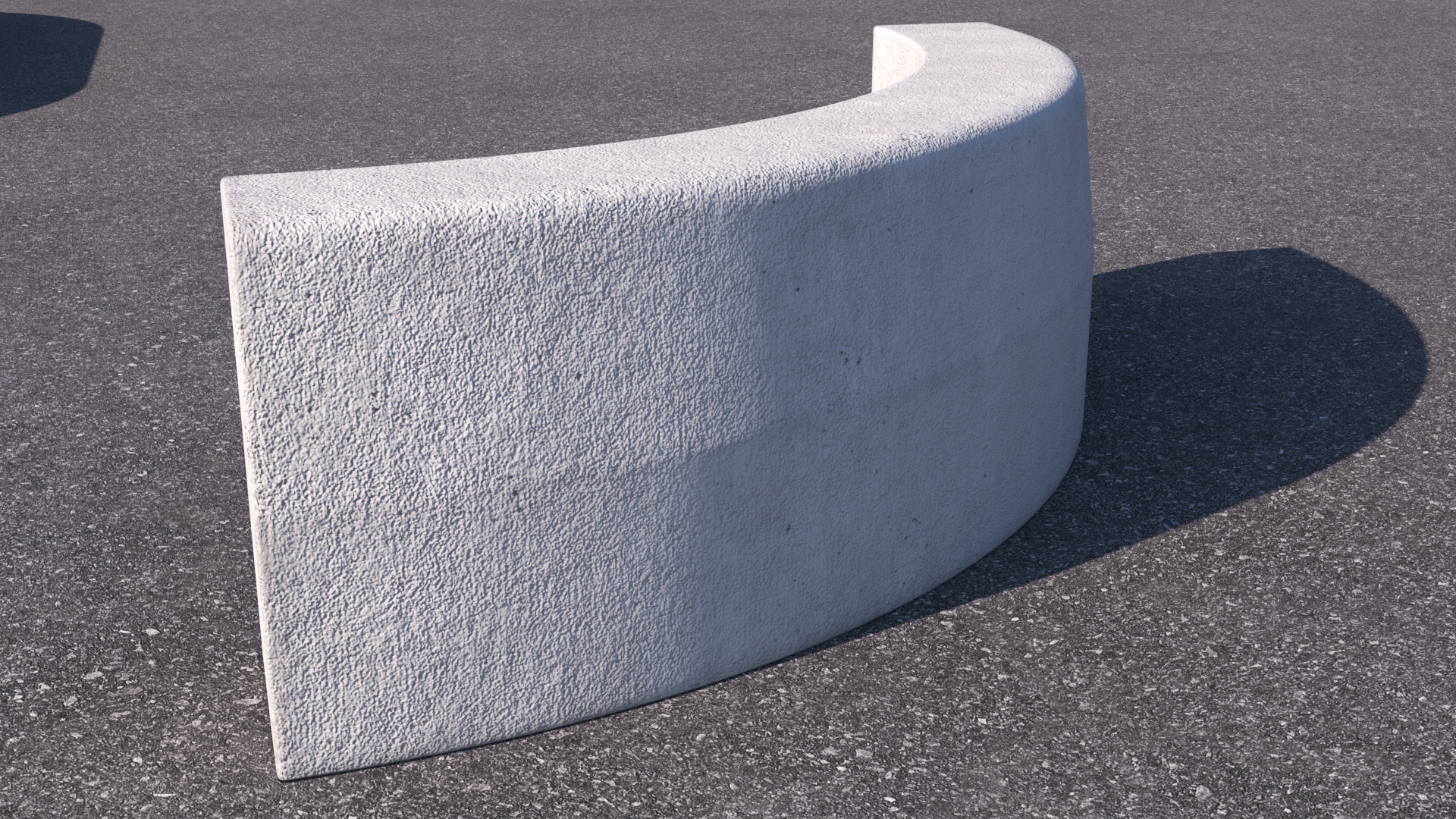 Concrete Curb Rounded, view 9