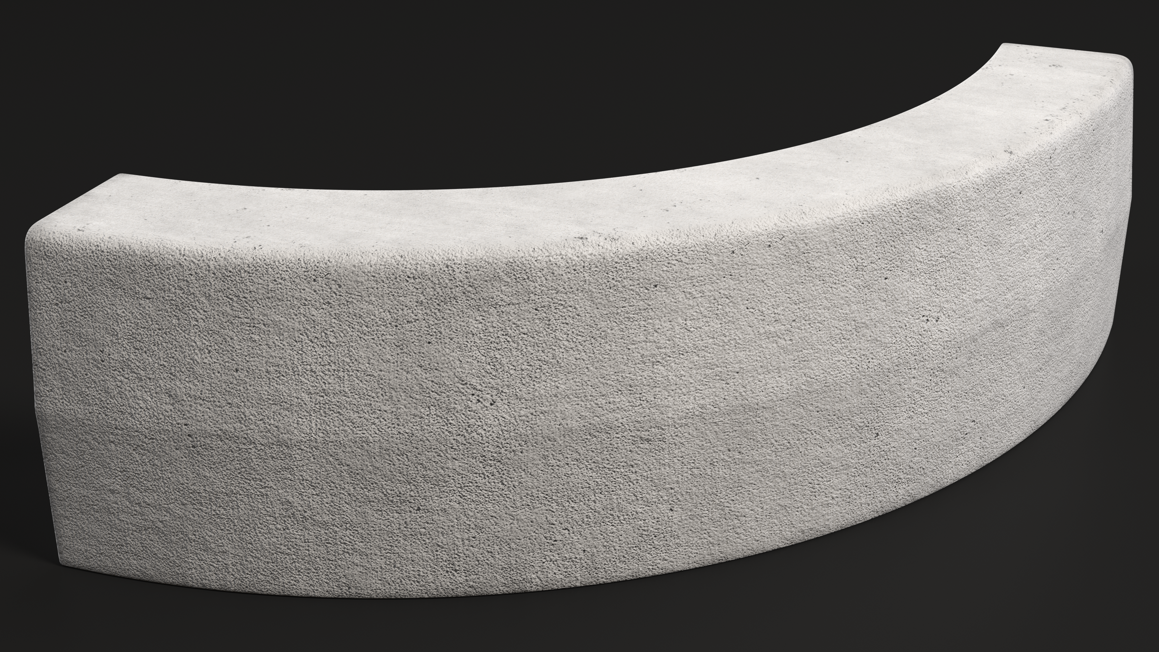 Concrete Curb Rounded, view 10
