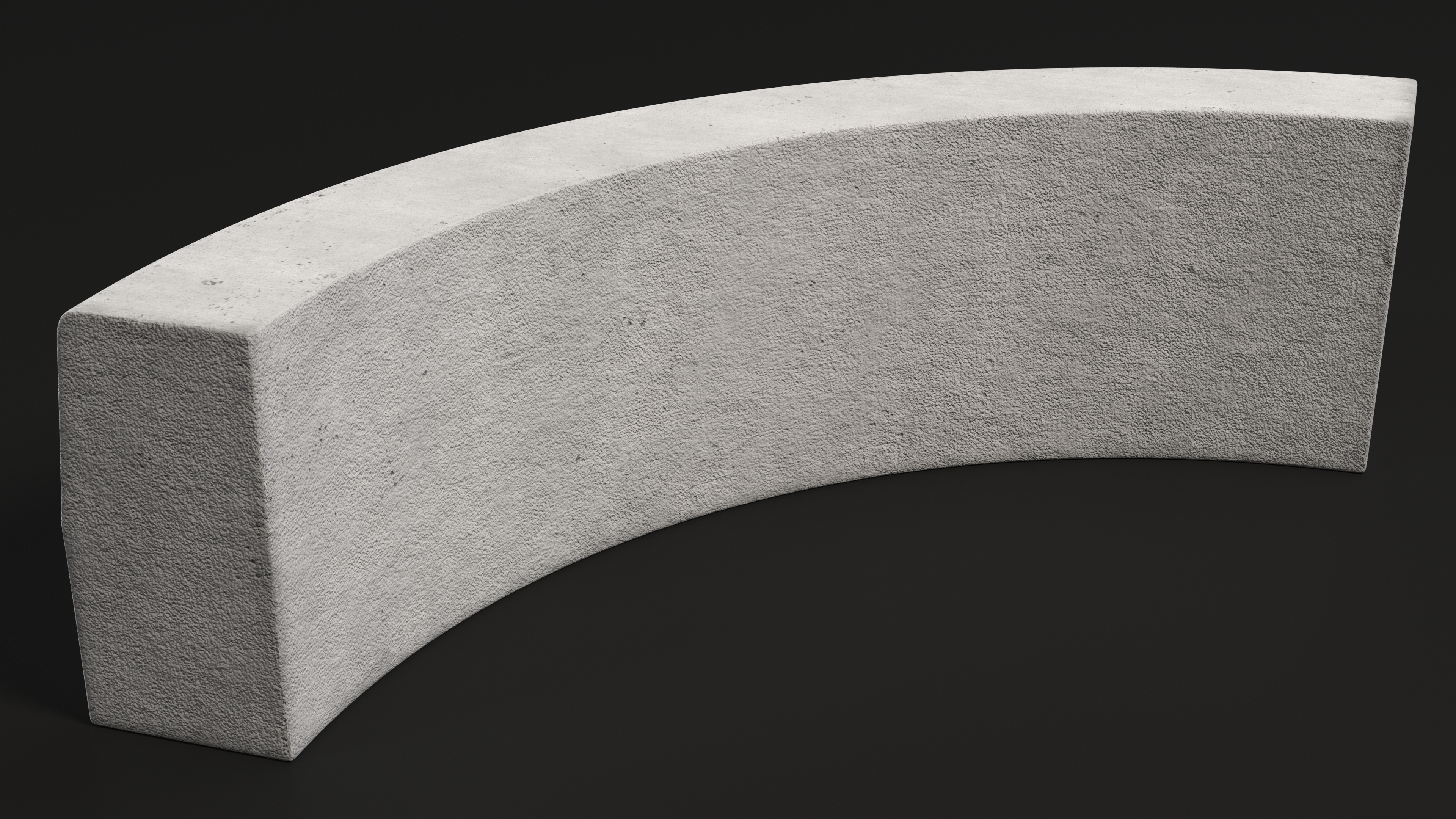 Concrete Curb Rounded, view 12