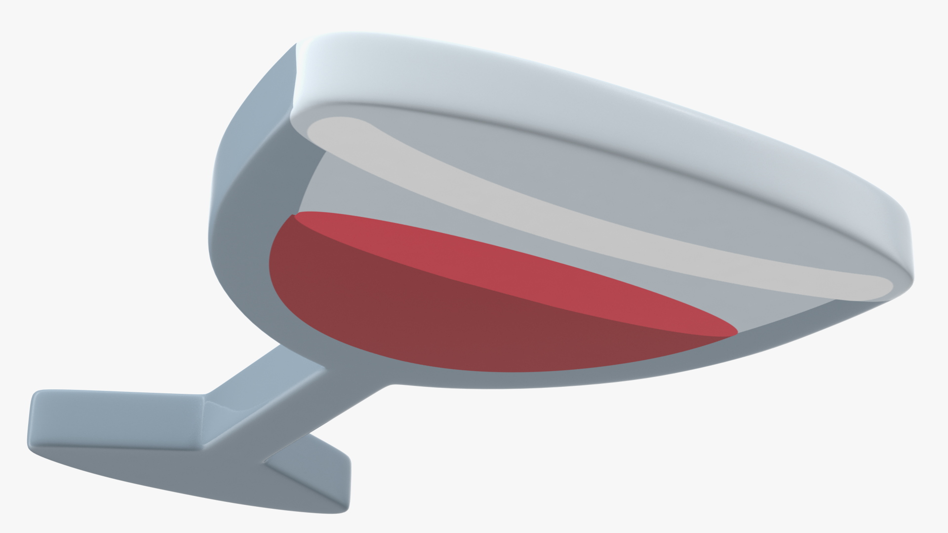 3D Wine Glass Emoji