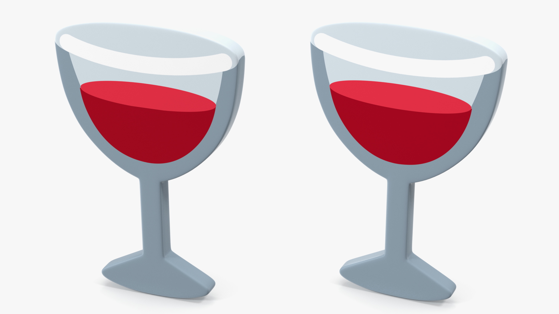 3D Wine Glass Emoji